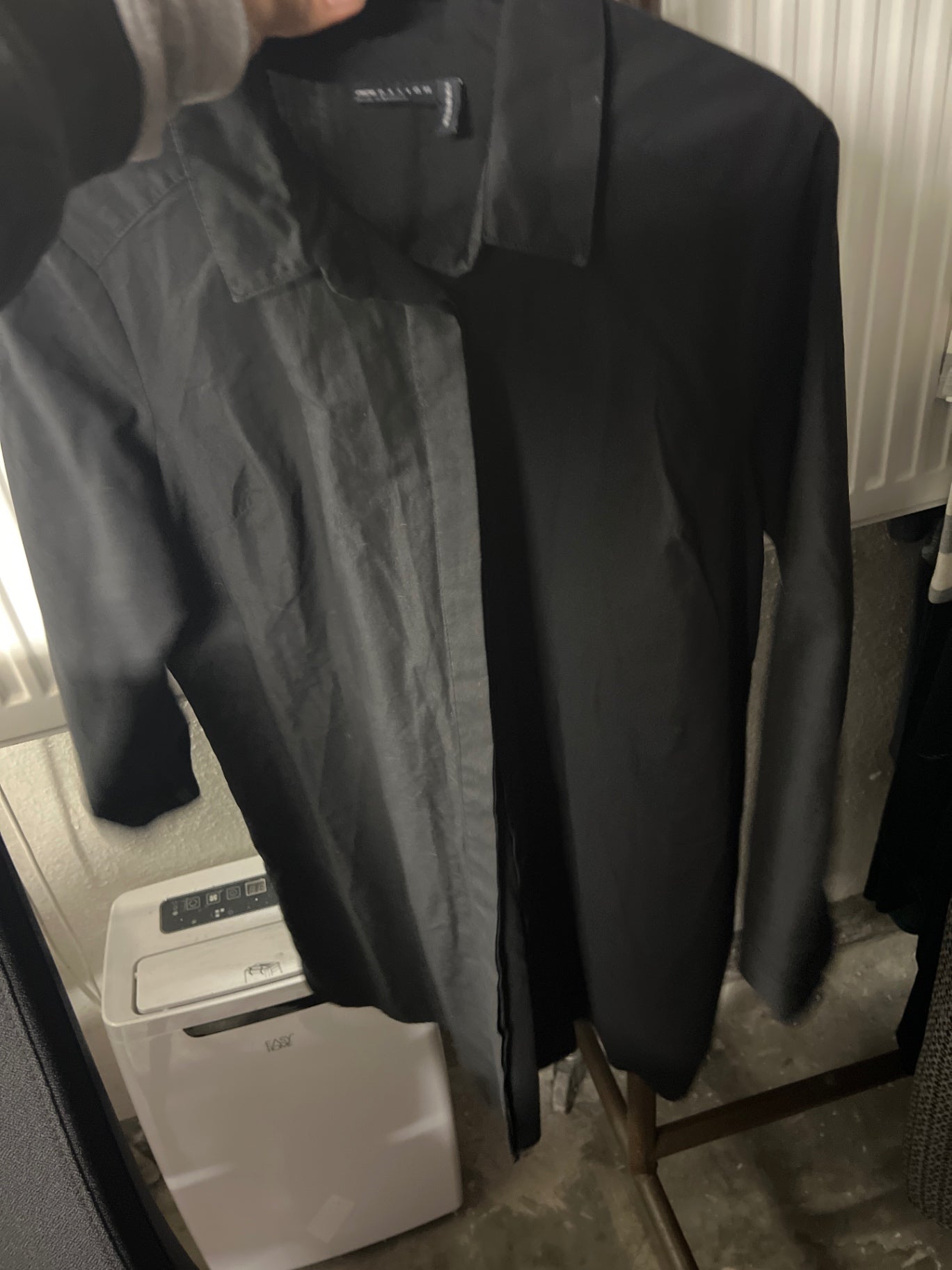 ASOS Hemdkleid Schwarz Größe: L