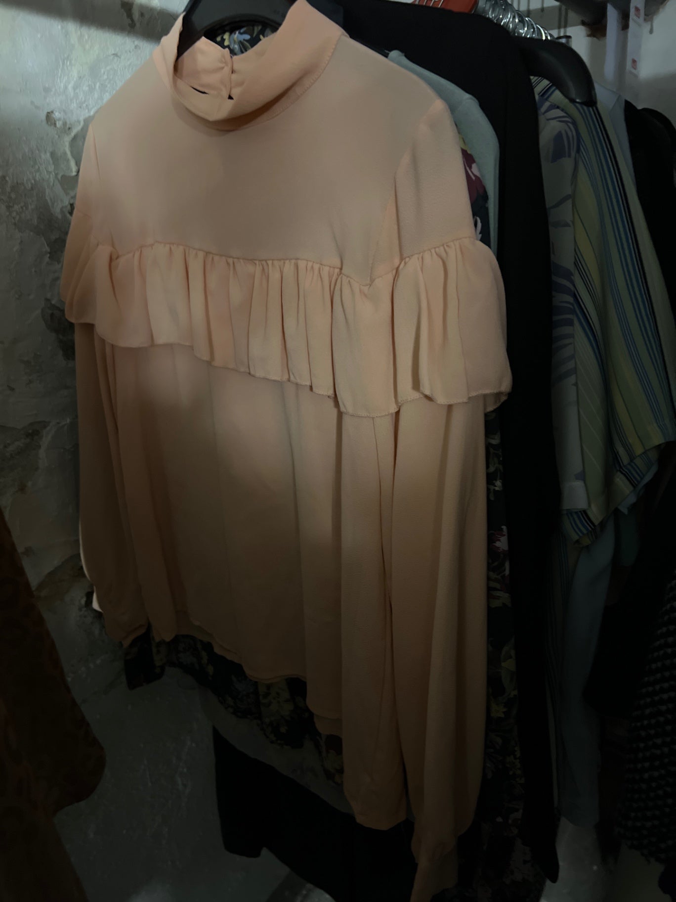 Boohoo Bluse Pfirsich Größe: S