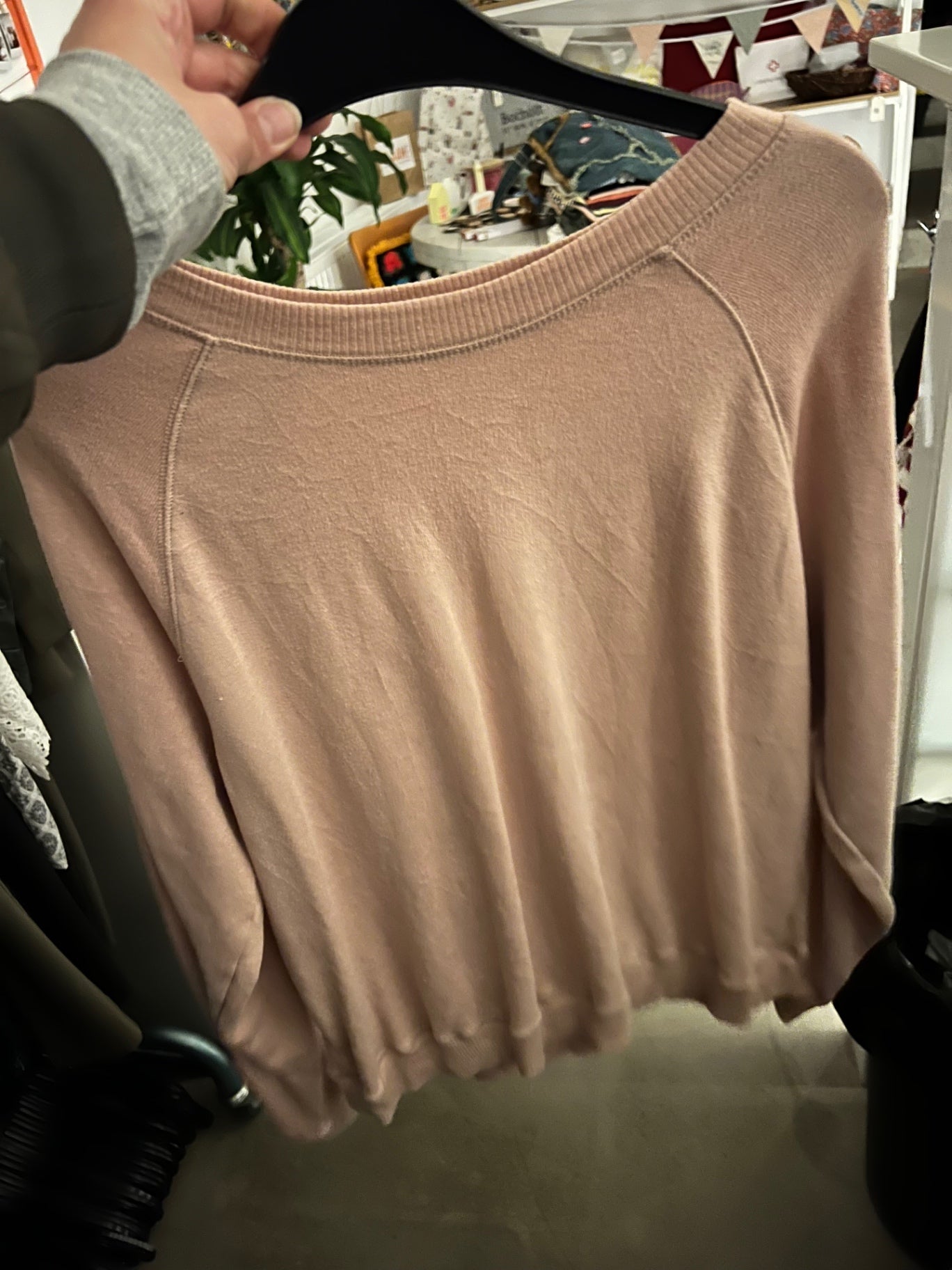 Sweatshirt Beige Größe: L