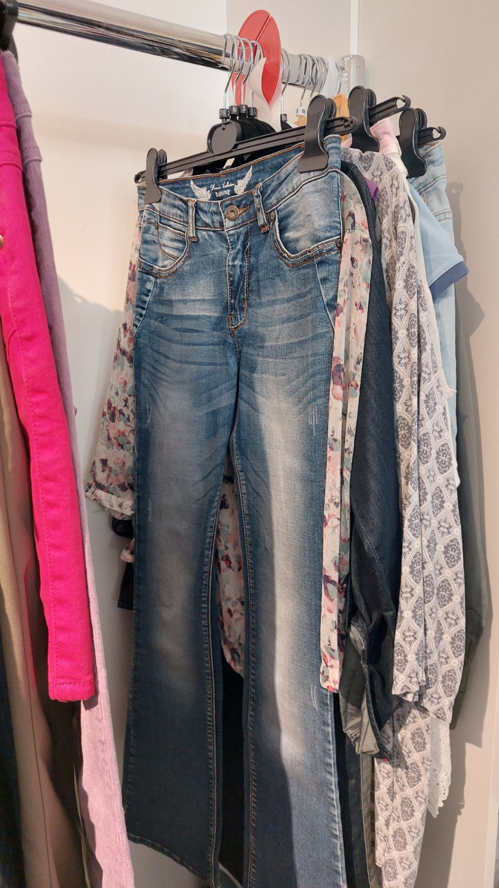 b.young Jeans Blau Größe: 28