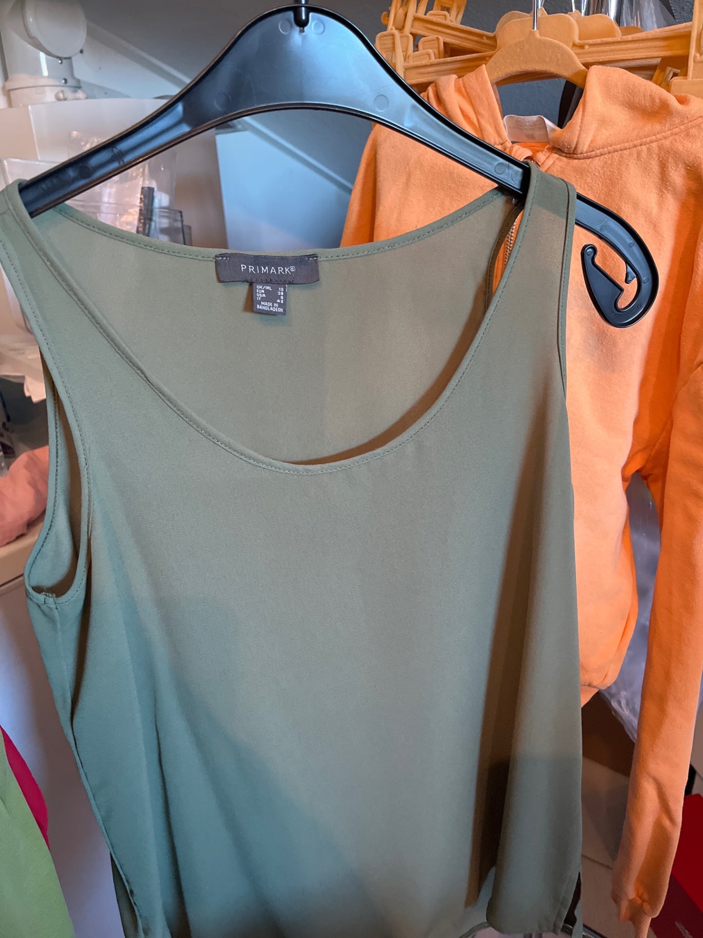 Primark Tanktop Salbeigrün Größe: 38