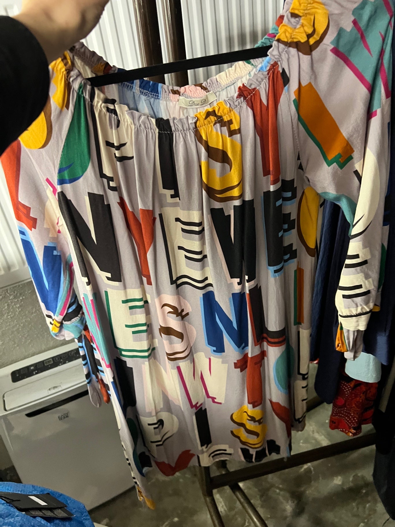 Due D Vintage Kleid Bunt Größe: M