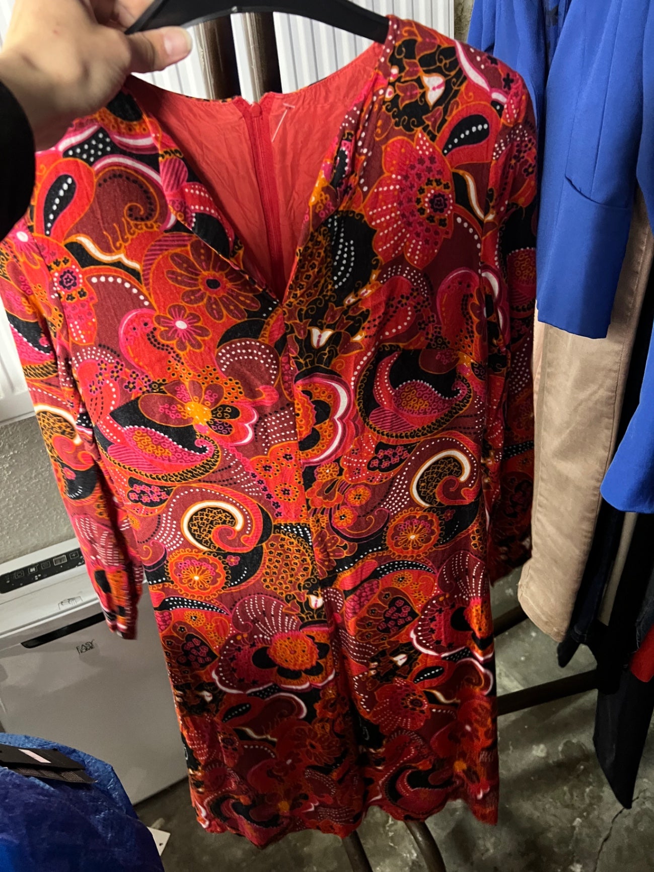 Vintage Kleid Rot Größe: XS