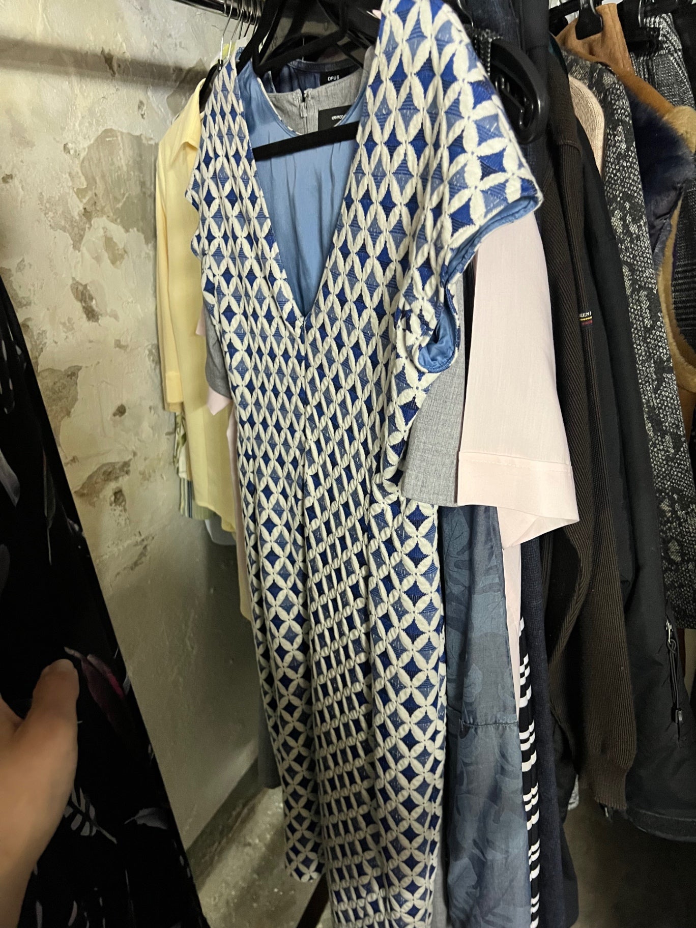 Cinque Kleid Blau und Weiß Größe: S