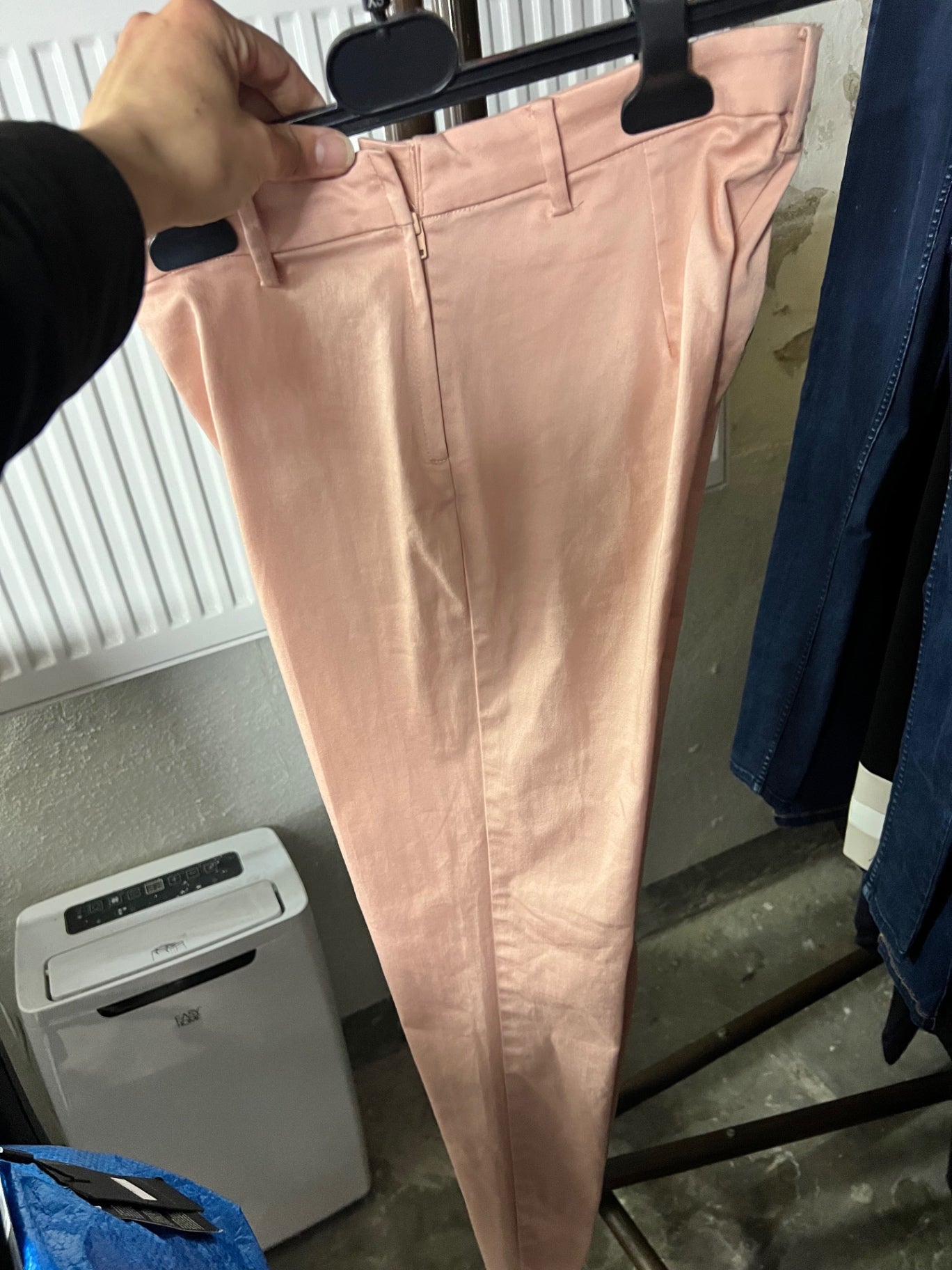 H&M Stoffhose Rosa Größe: XS