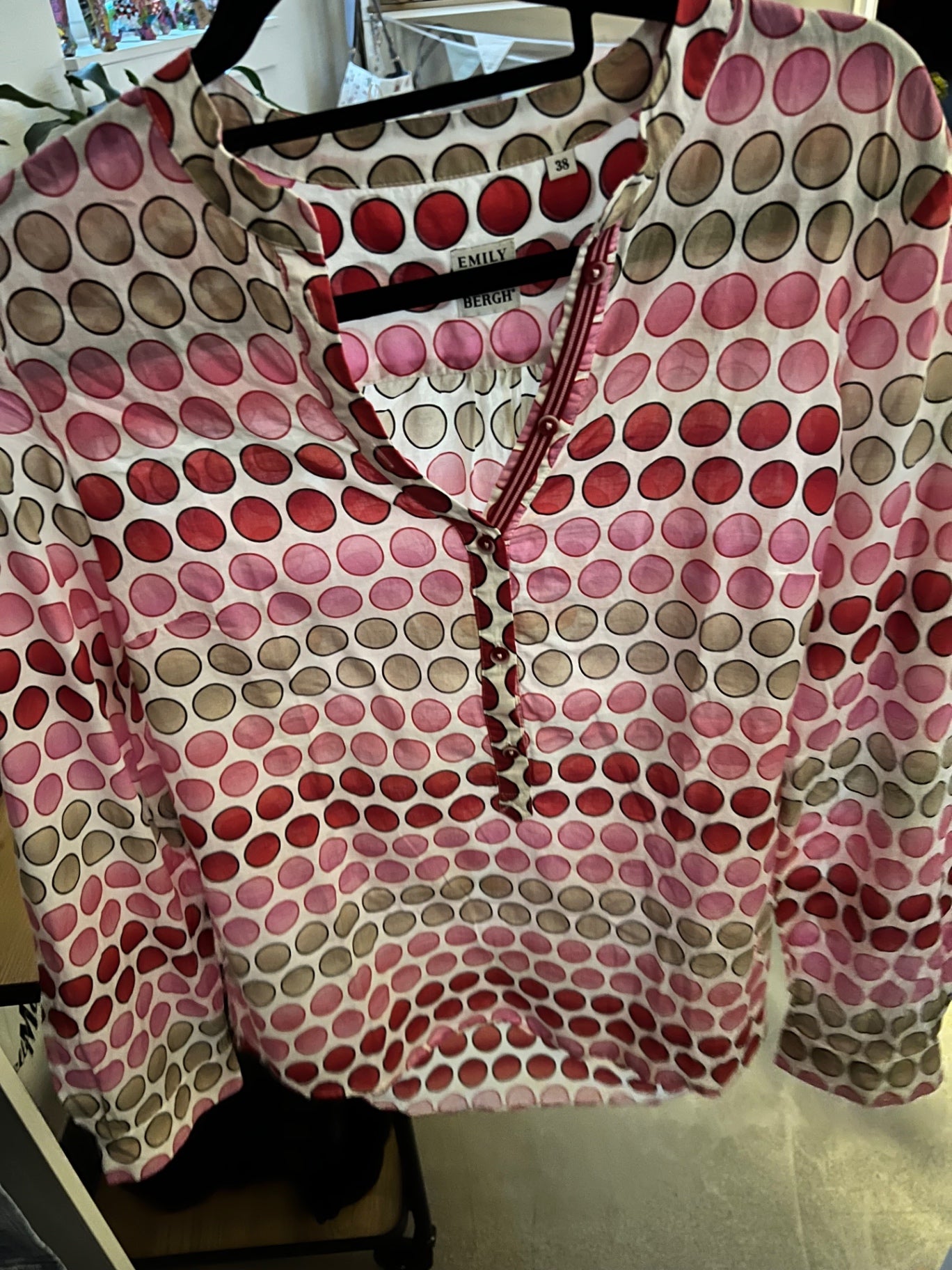 Emily v. d. Bergh Bluse Pink Gr.: M
