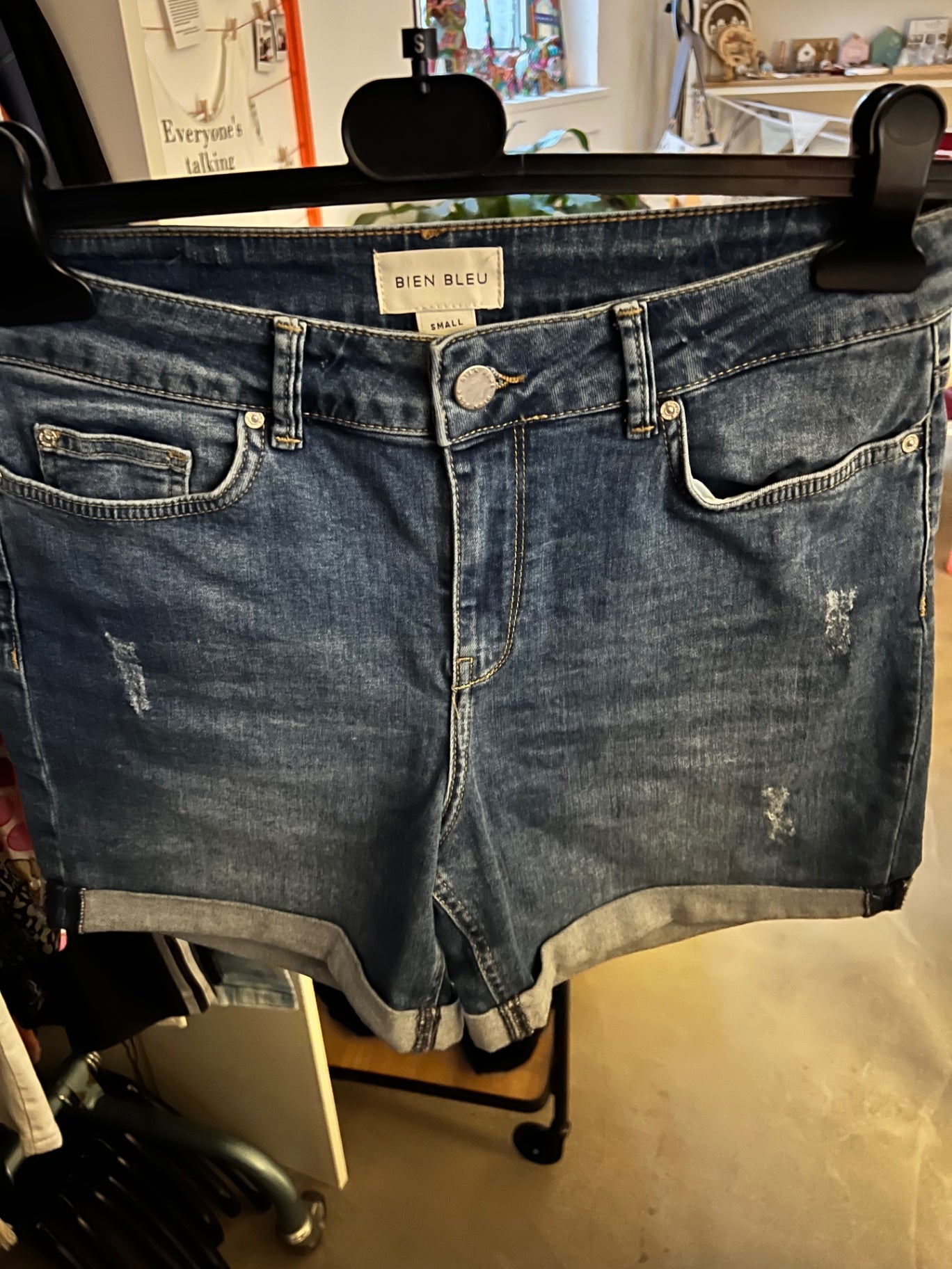 BIEN BLEU Shorts Blau Gr.: S