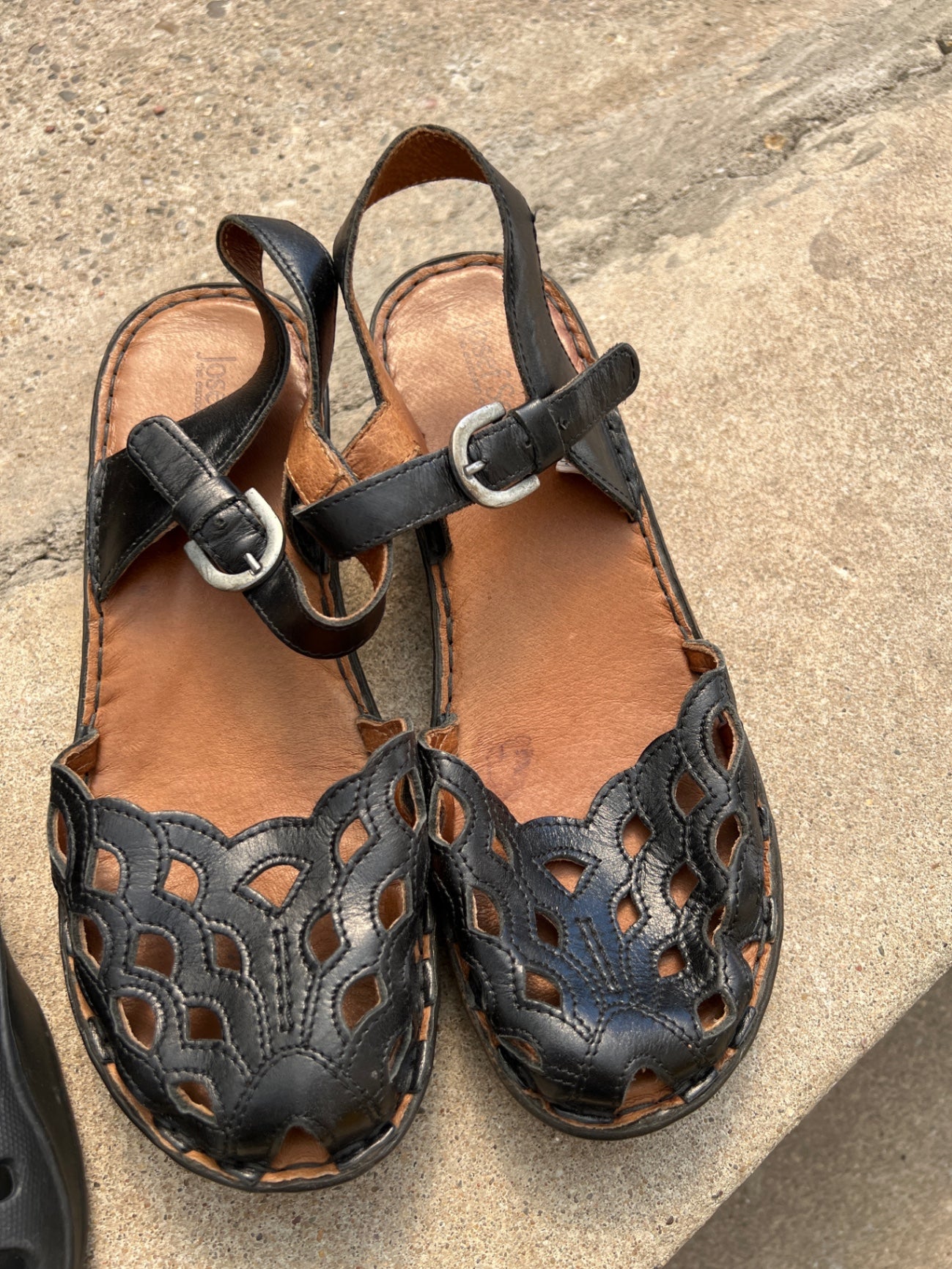 Josef Seibel Sandalen Schwarz Braun Gr.: 39