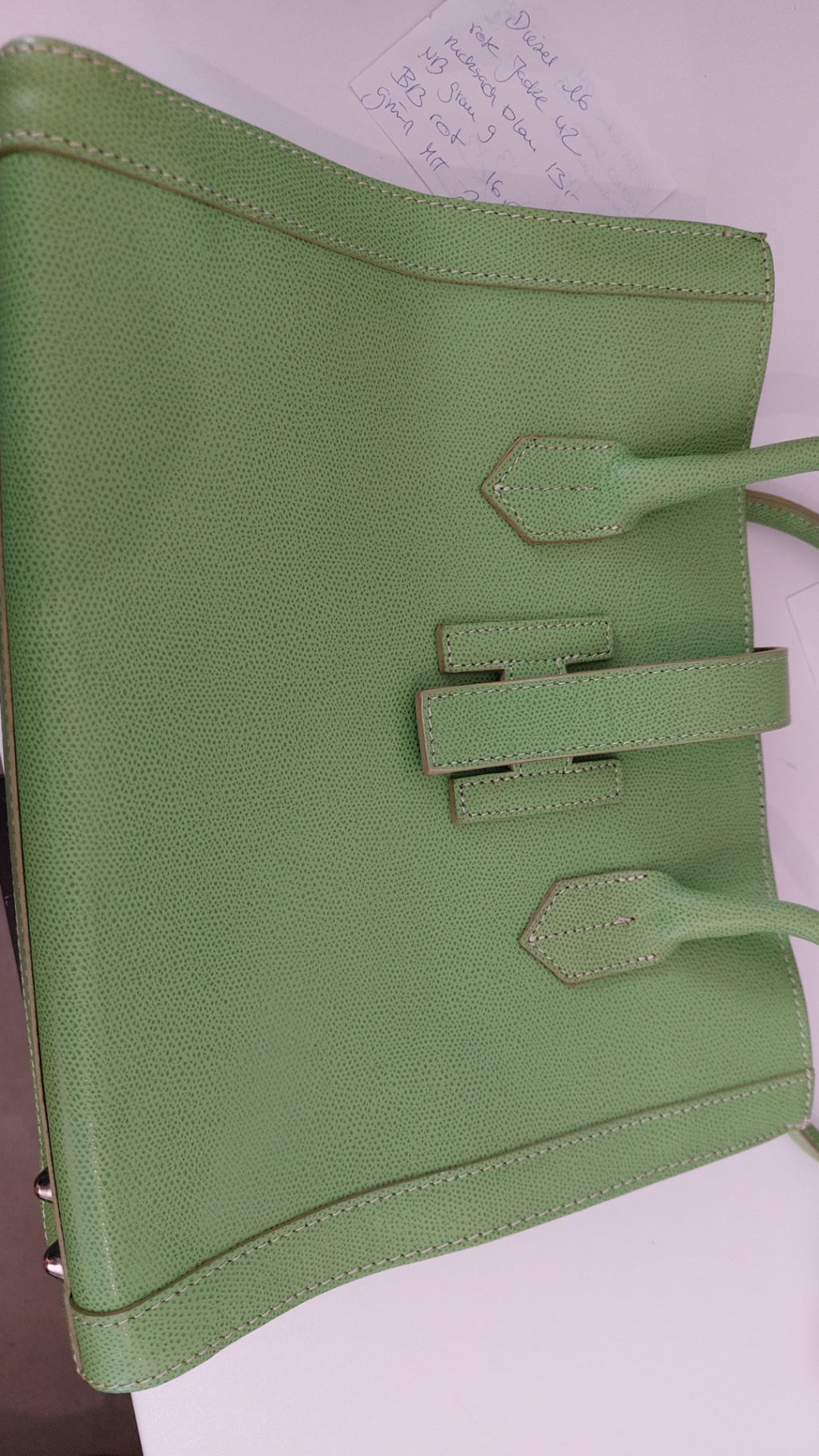 Made in Italy Tasche Hellgrün