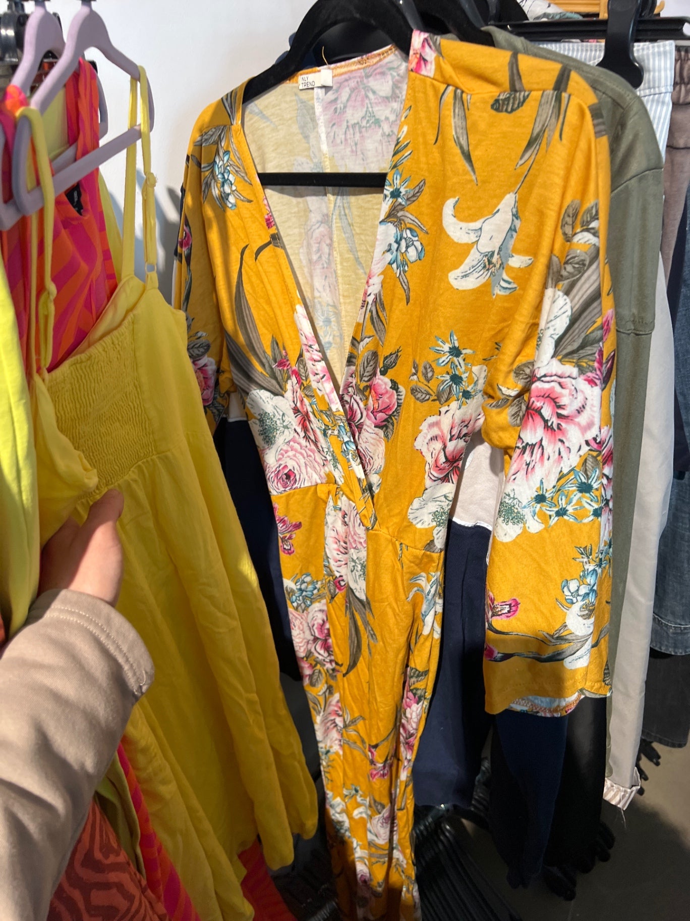 NLY Trend Kleid Gelb Gr.: S