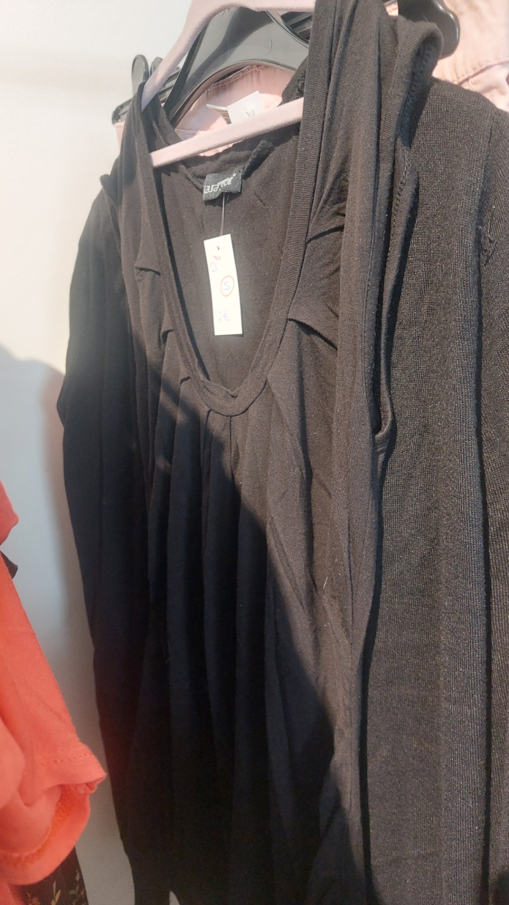 Laura Scott Top Schwarz Gr.: S