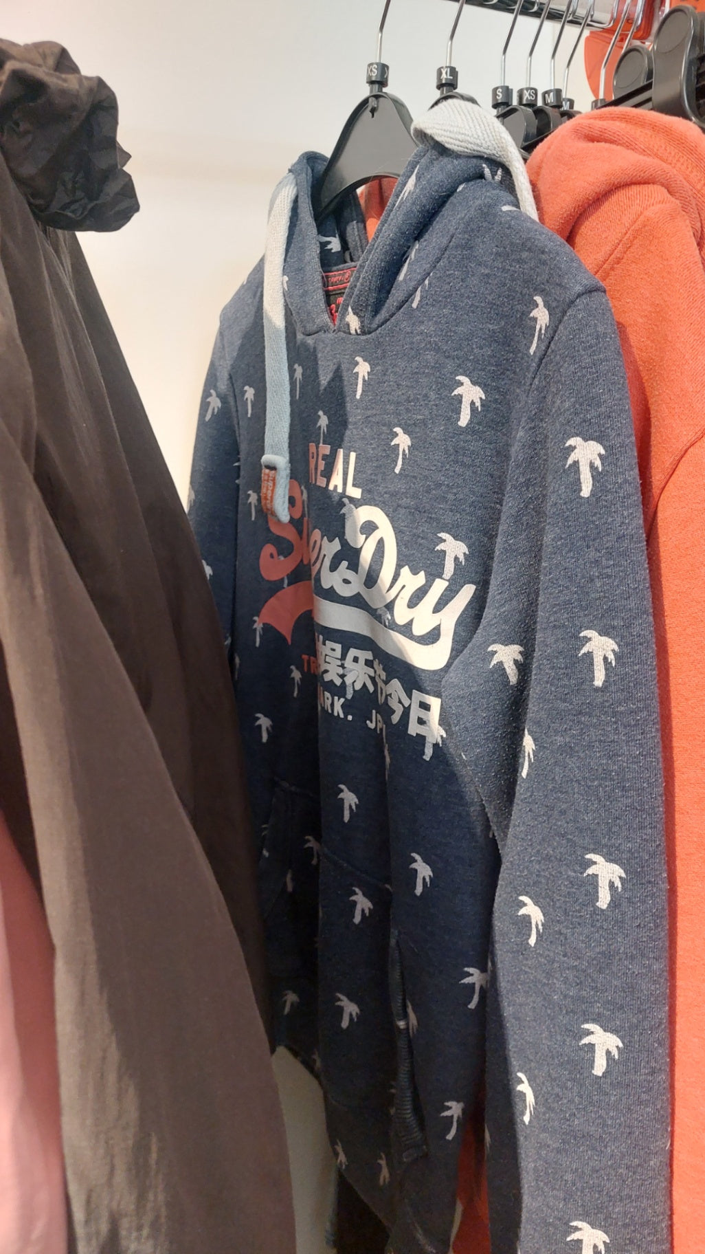 SuperDry Hoodie Grau Gr.: XS