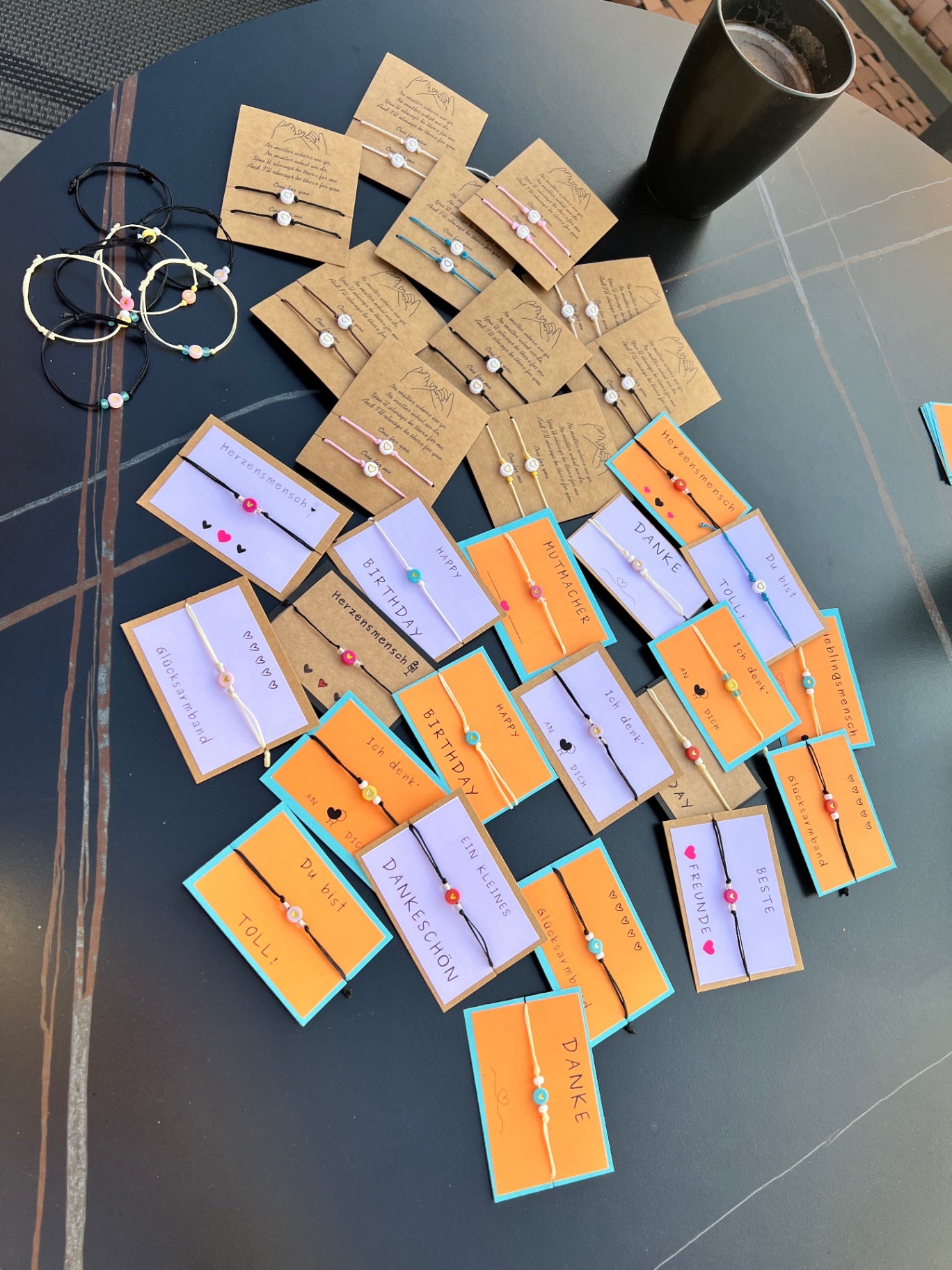 Armbänder Spruch Bunt