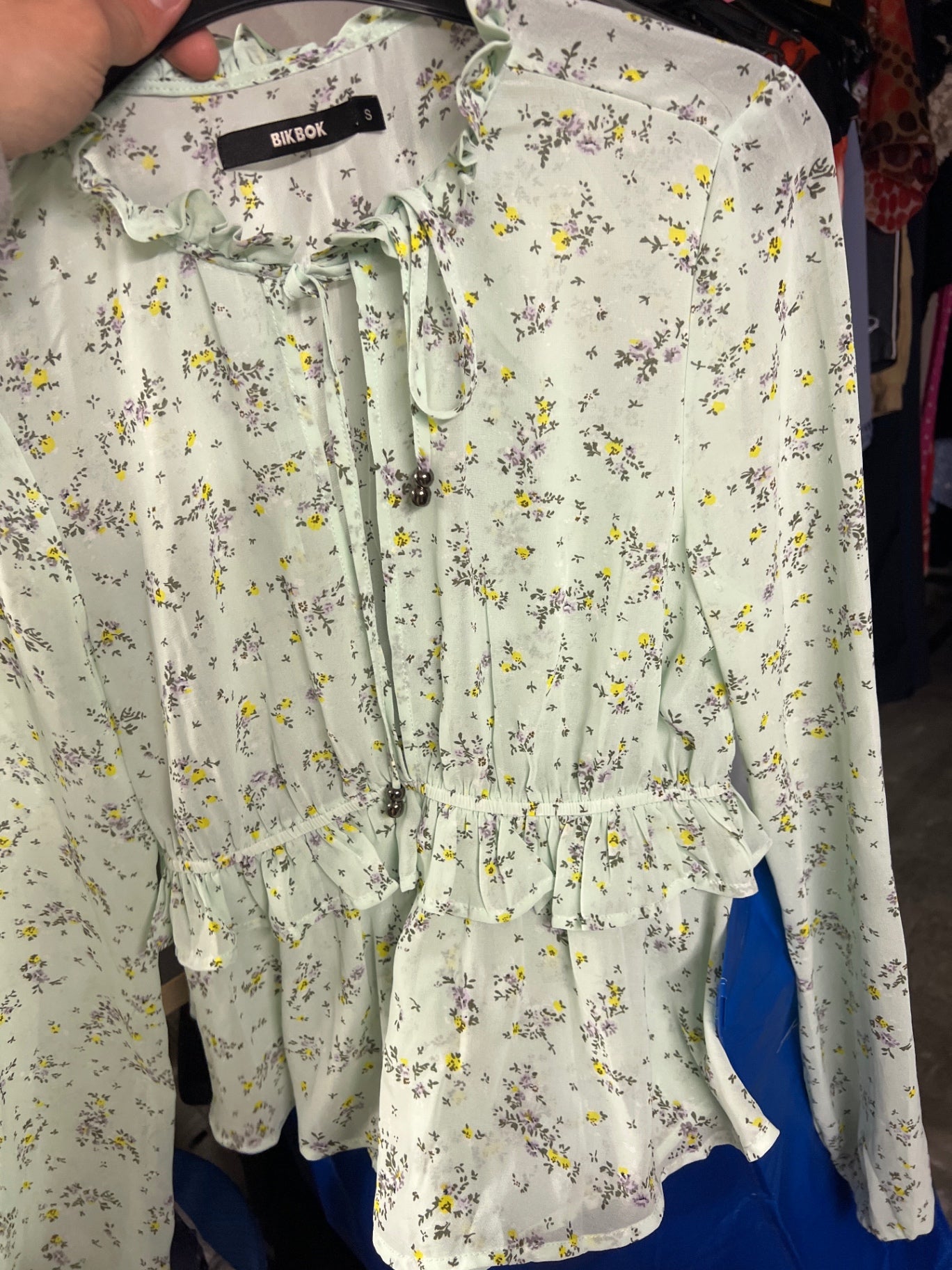 BiK Bok Bluse Hellgrün Gr.: S