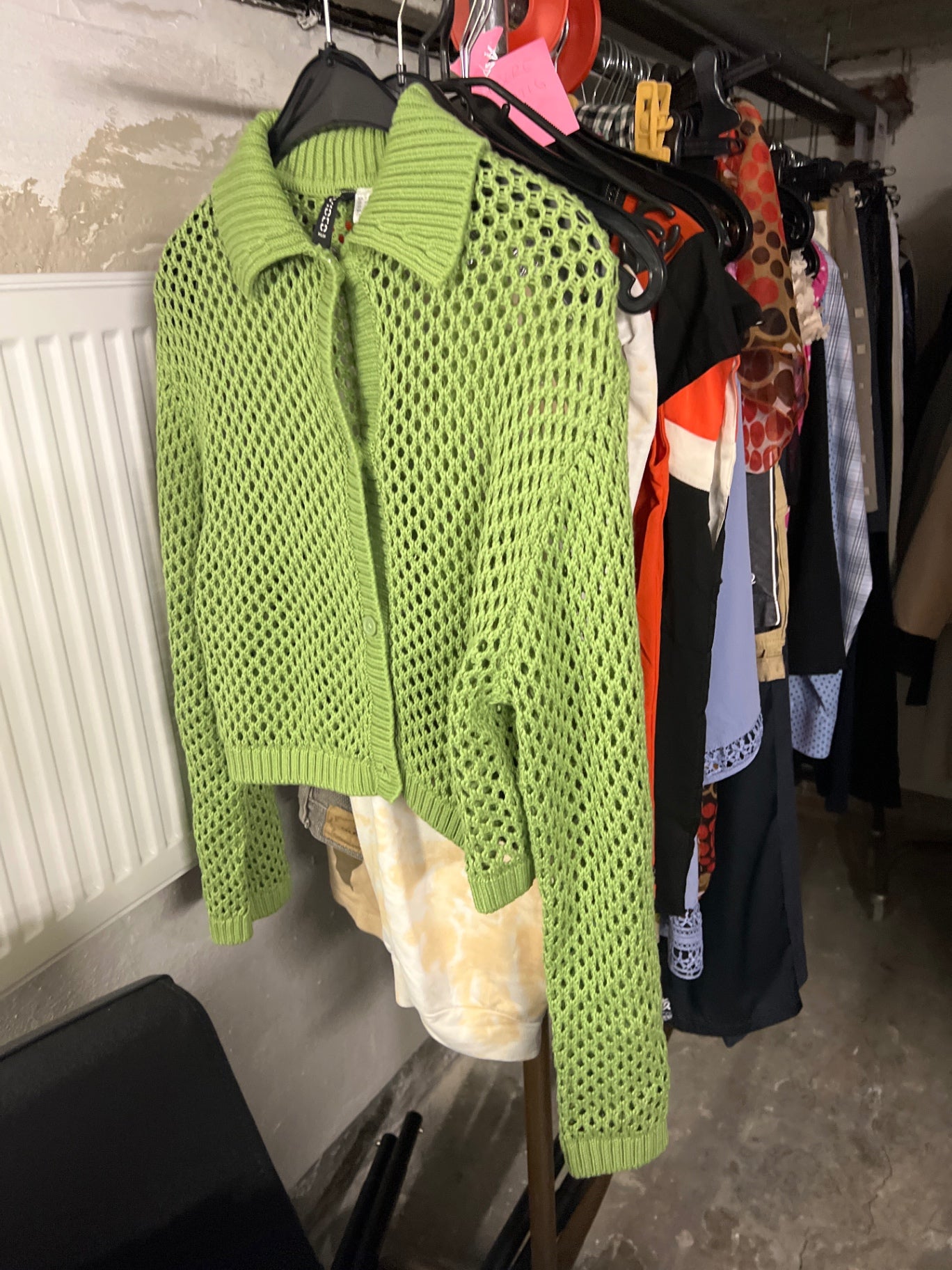 H&M Strickjacke Hellgrün Gr.: XS