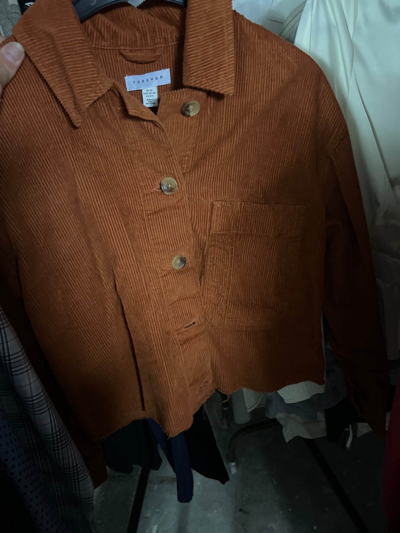 Topshop Jacke Braun Gr.: XS