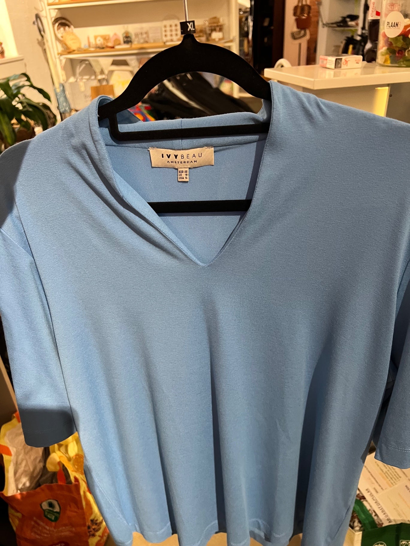 IVY BEAU Oberteil Hellblau Gr.: XL