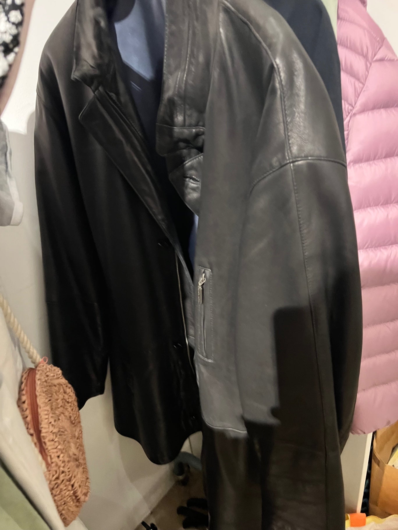 Pierre Cardin Lederjacke Schwarz Gr.: XL