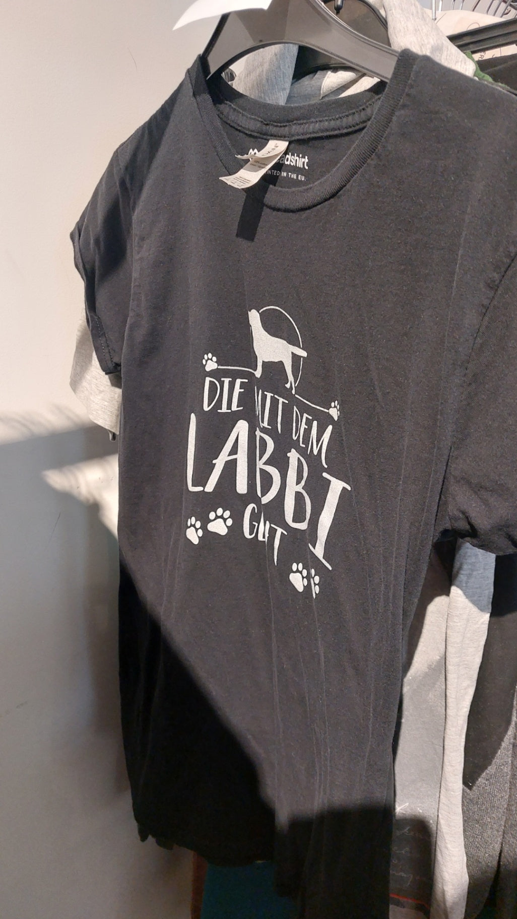 Gildan T-Shirt "Labbi" Schwarz Gr.: XS