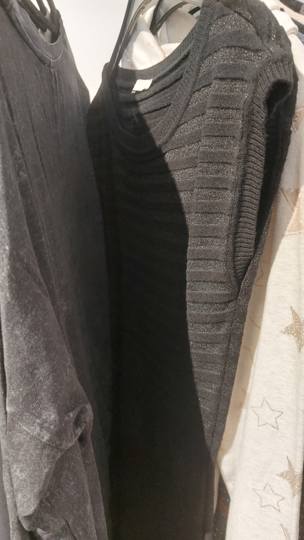 Pullover/Kleid Schwarz Gr.: M