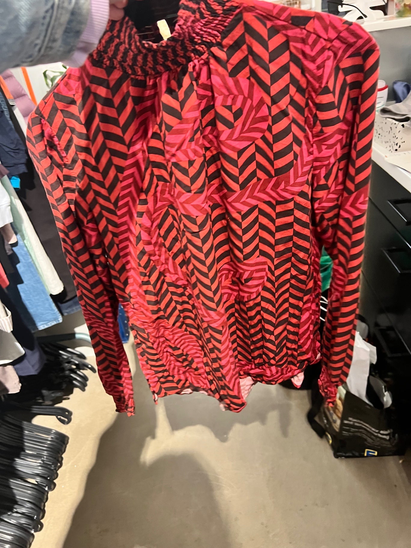 Bluse Rot BWARE (kleines Loch vorne)