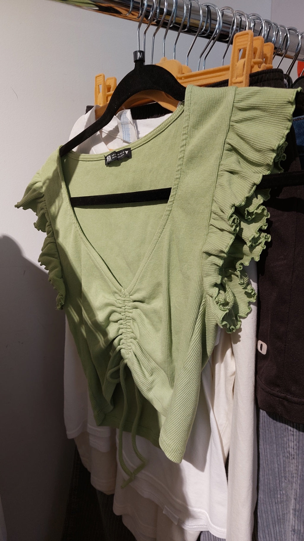 Zara Top Grün Gr.: M