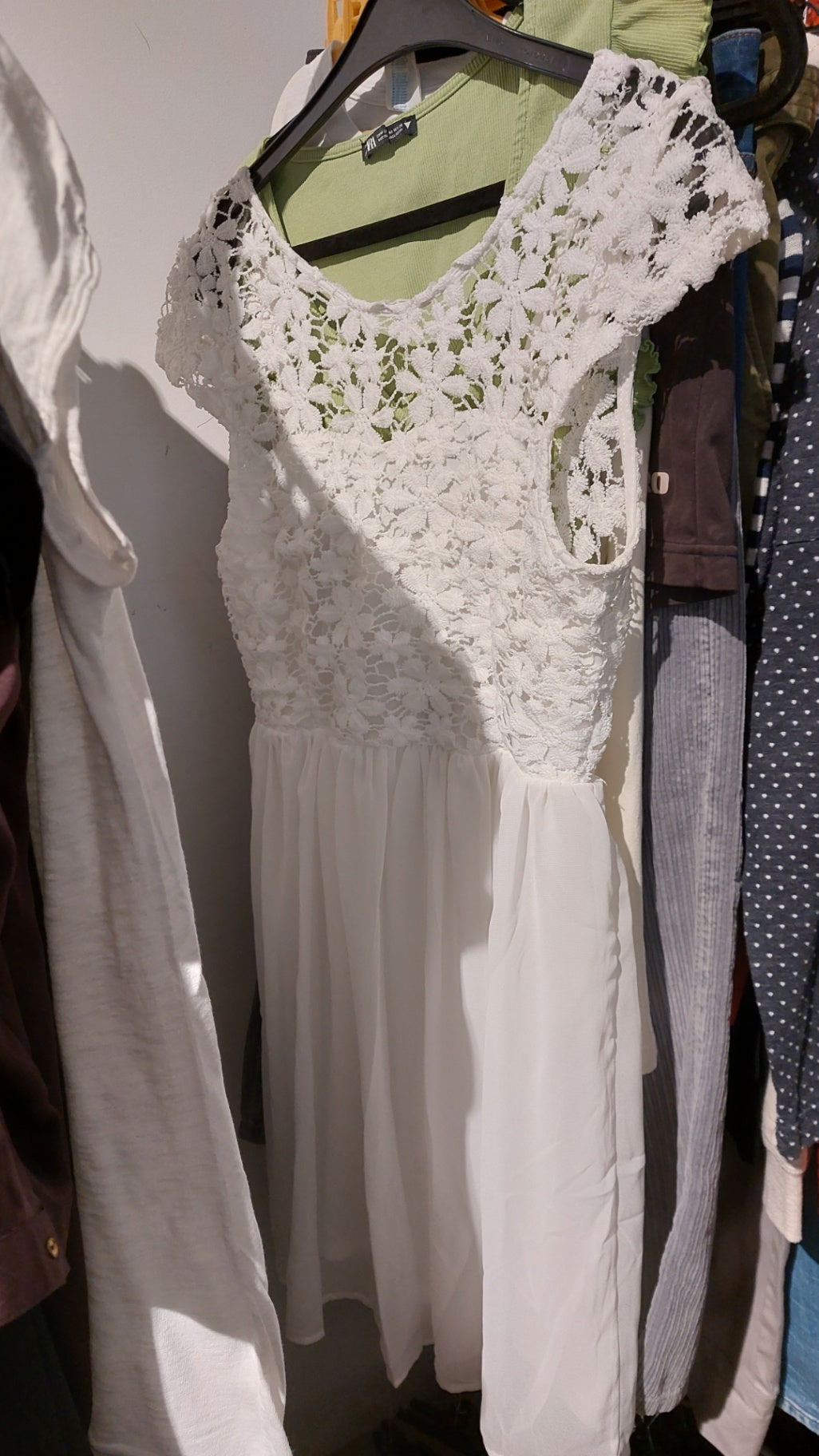L.B.C Kleid Weiß Gr.: S