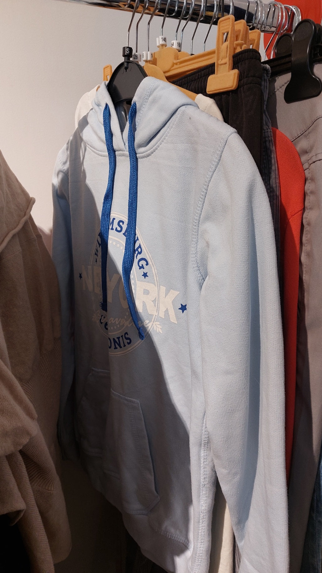 Janina Hoodie Hellblau Gr.: S