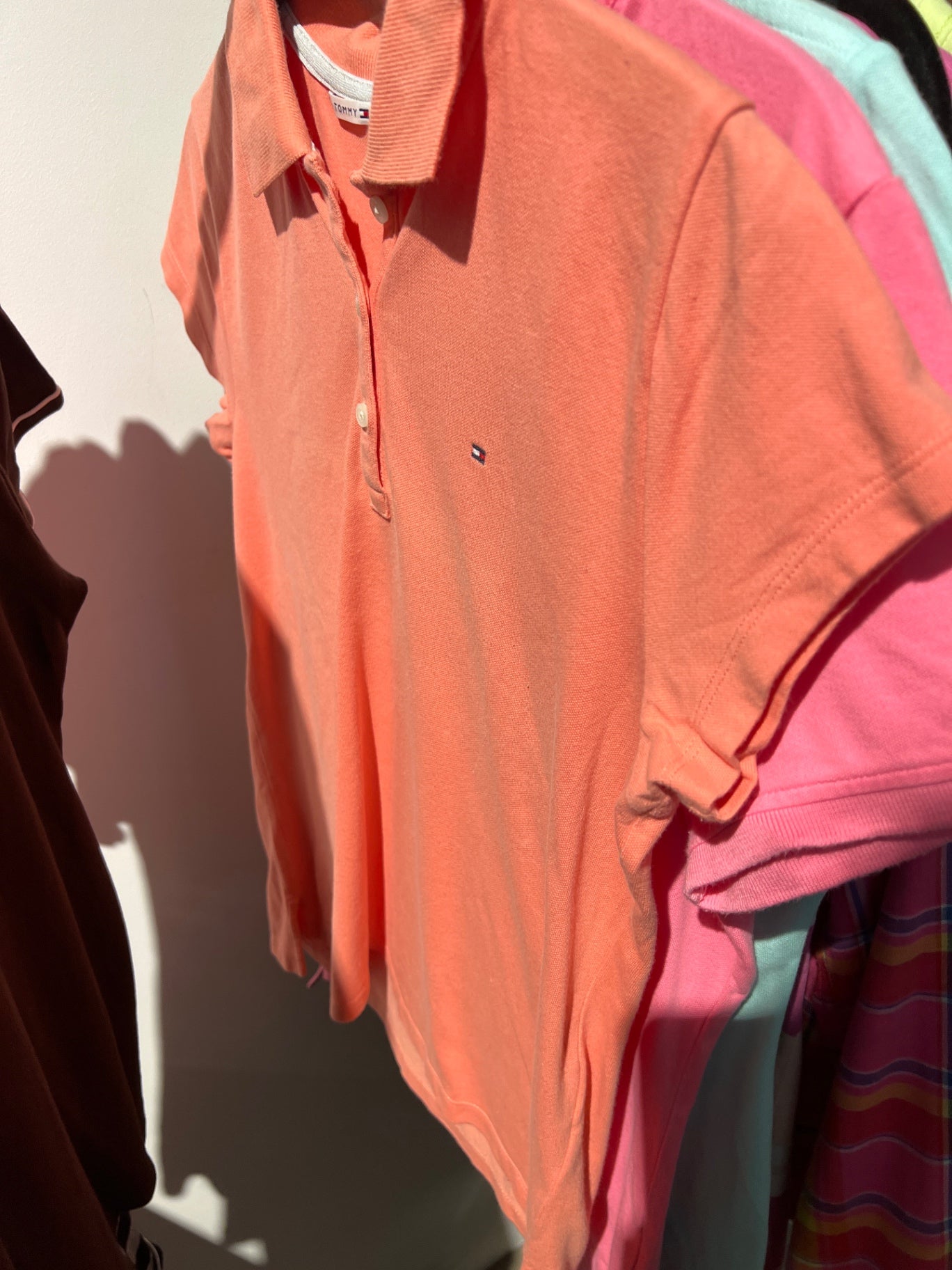 Tommy Hilfiger Poloshirt Pfirsich Gr.: M