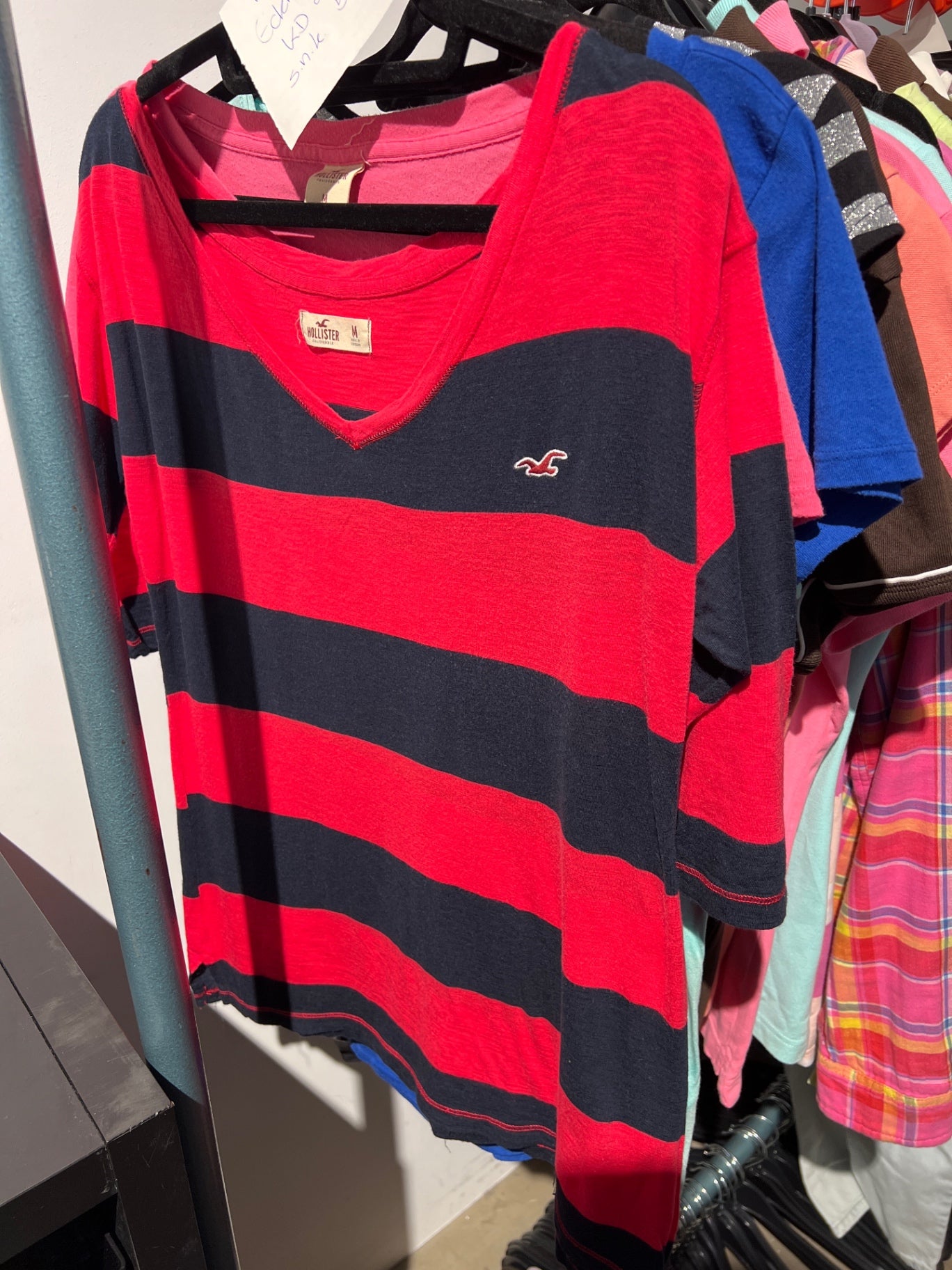Hollister T-Shirt Rot Gr.: M
