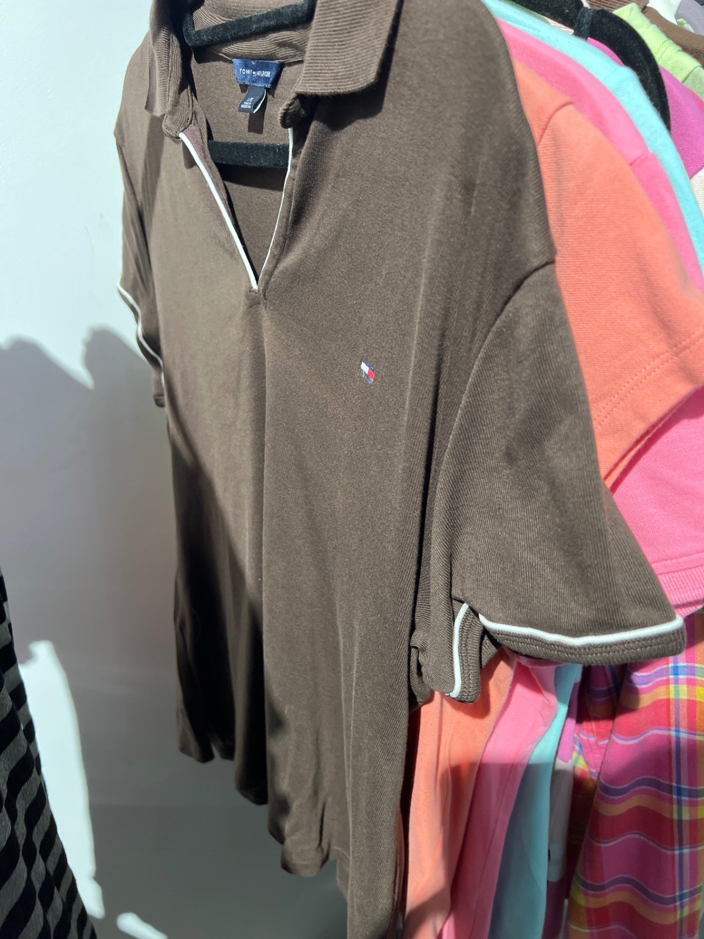 Tommy Hilfiger Poloshirt Braun Gr.: M