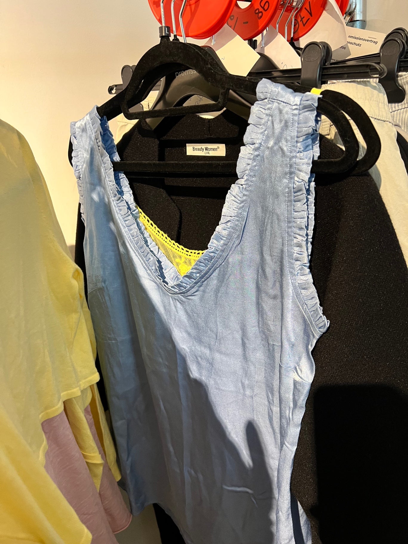Linea Tessini Top Blau Gr.: M