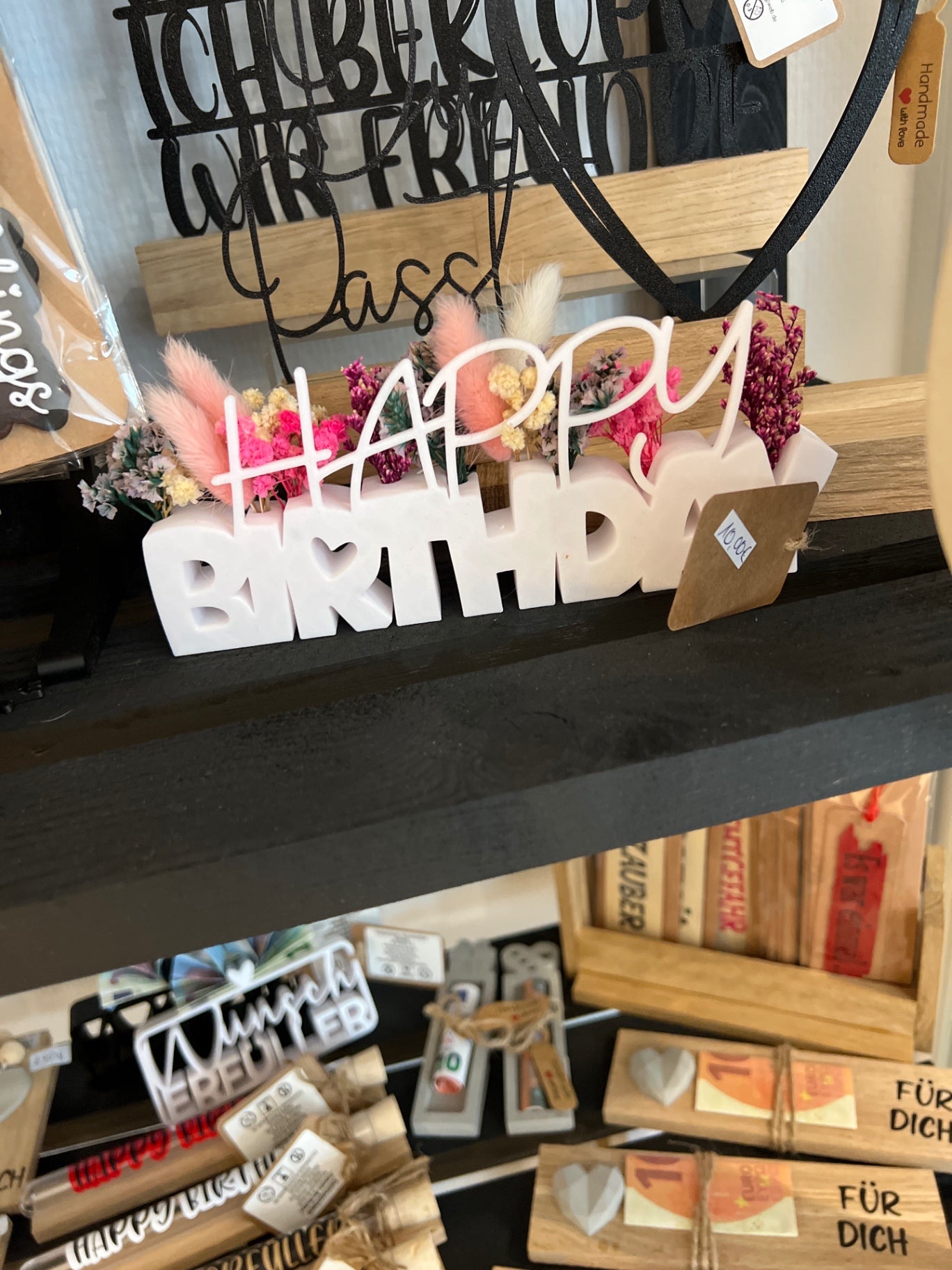 EINZELSTÜCK Aufsteller 3D „Happy Birthday“ Gr.: