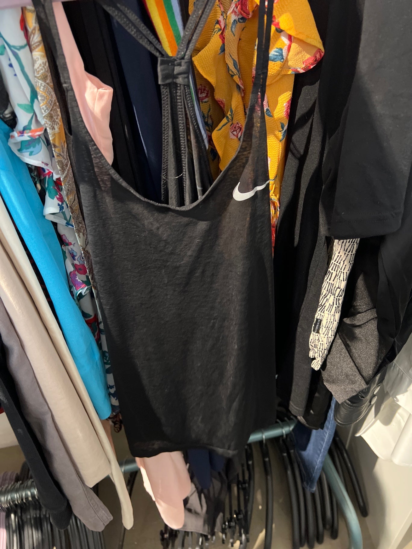 Nike Top Schwarz Gr.: M