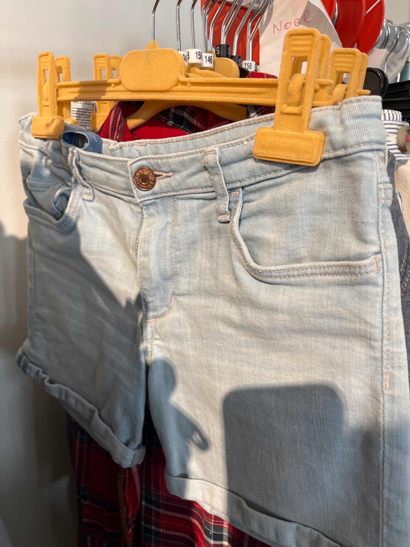 H&M Jeansshorts Hellblau Gr.: 152