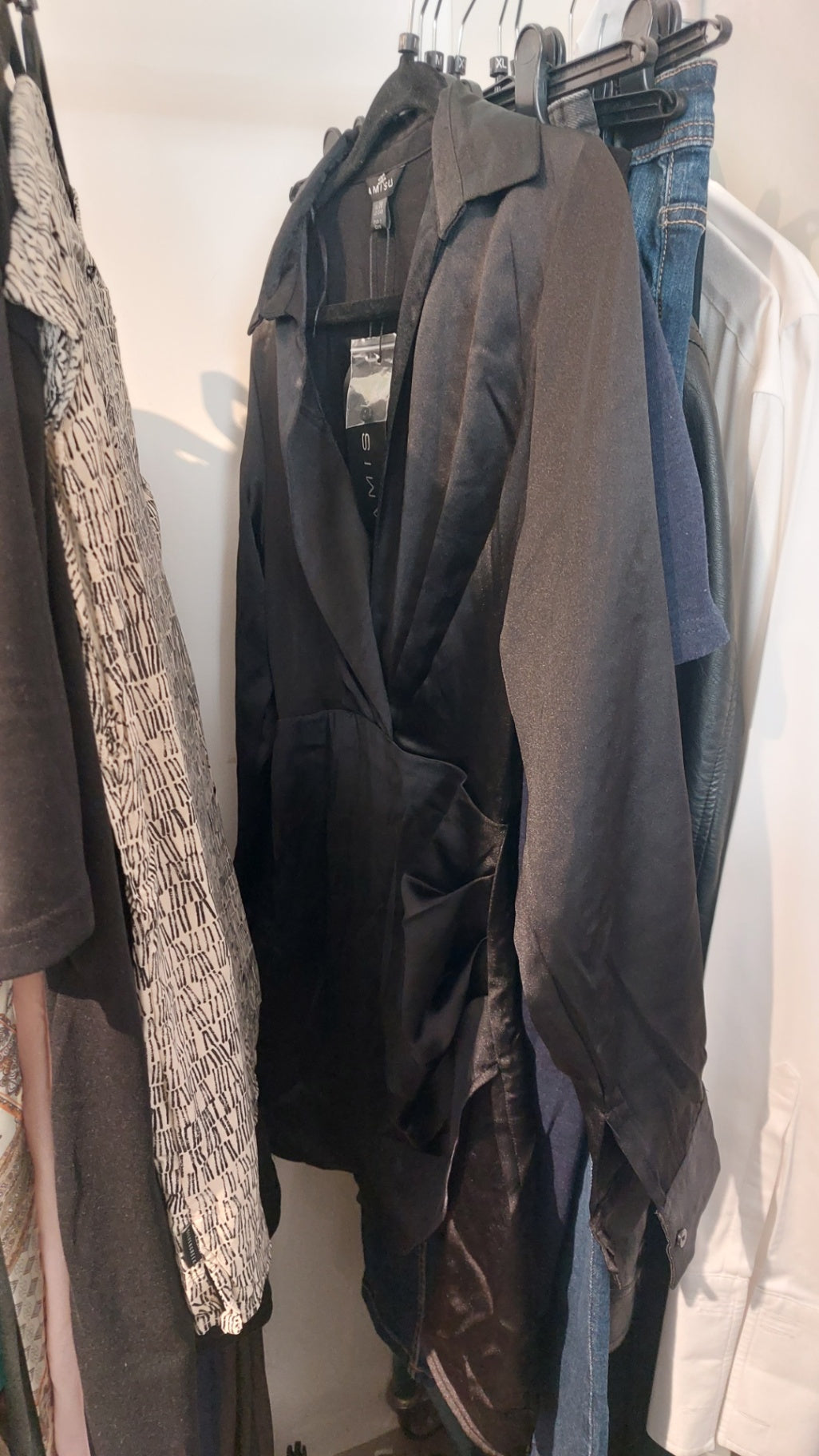 Amisu Kleid Schwarz Gr.: M