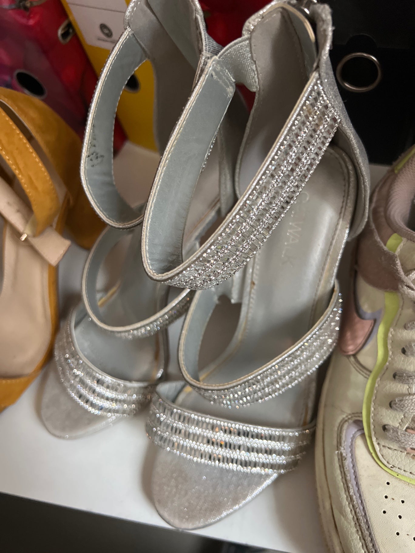 BWARE Catwalk Schuhe Silber Gr.: 39