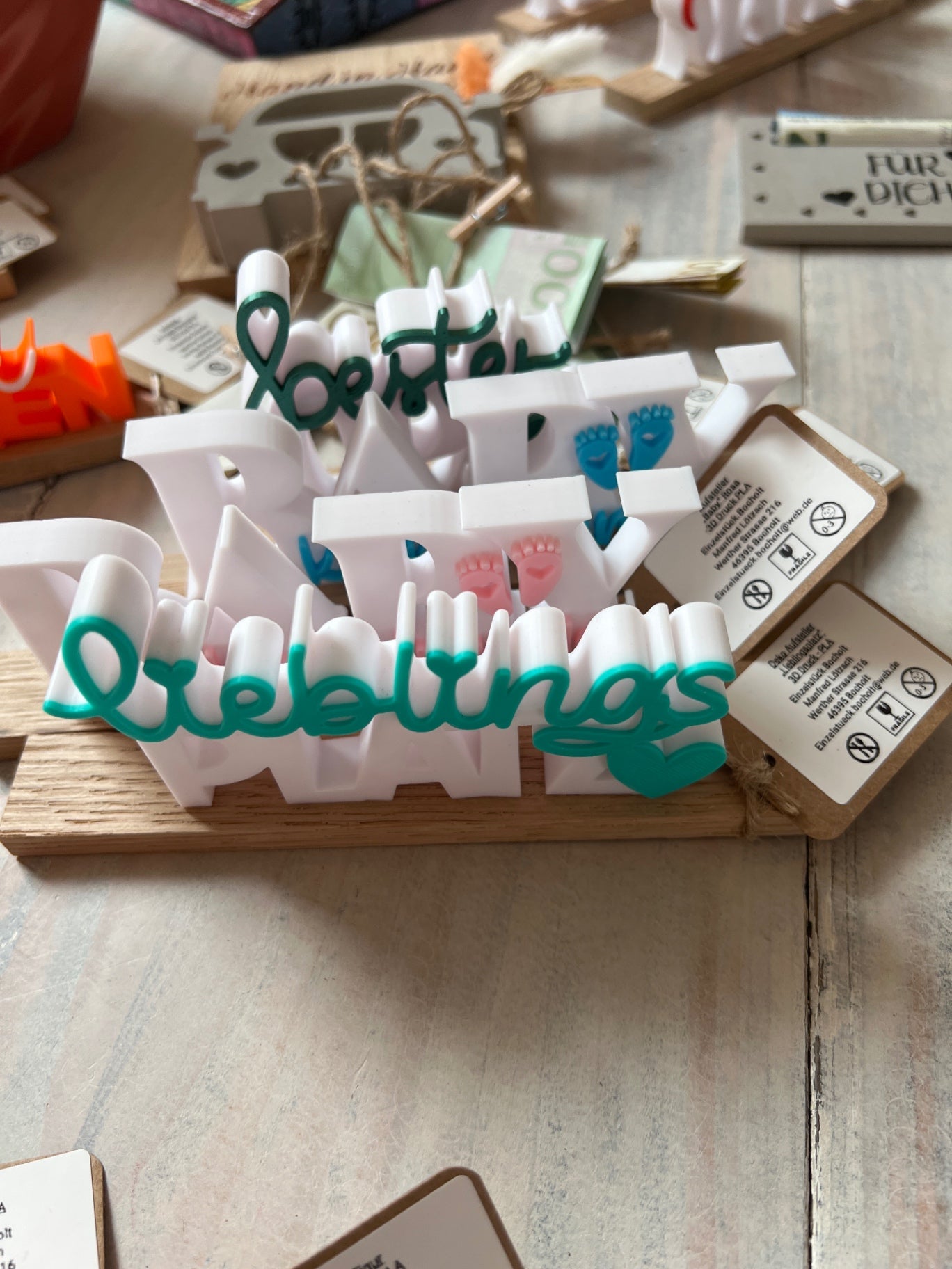 EINZELSTÜCK 3D Aufsteller