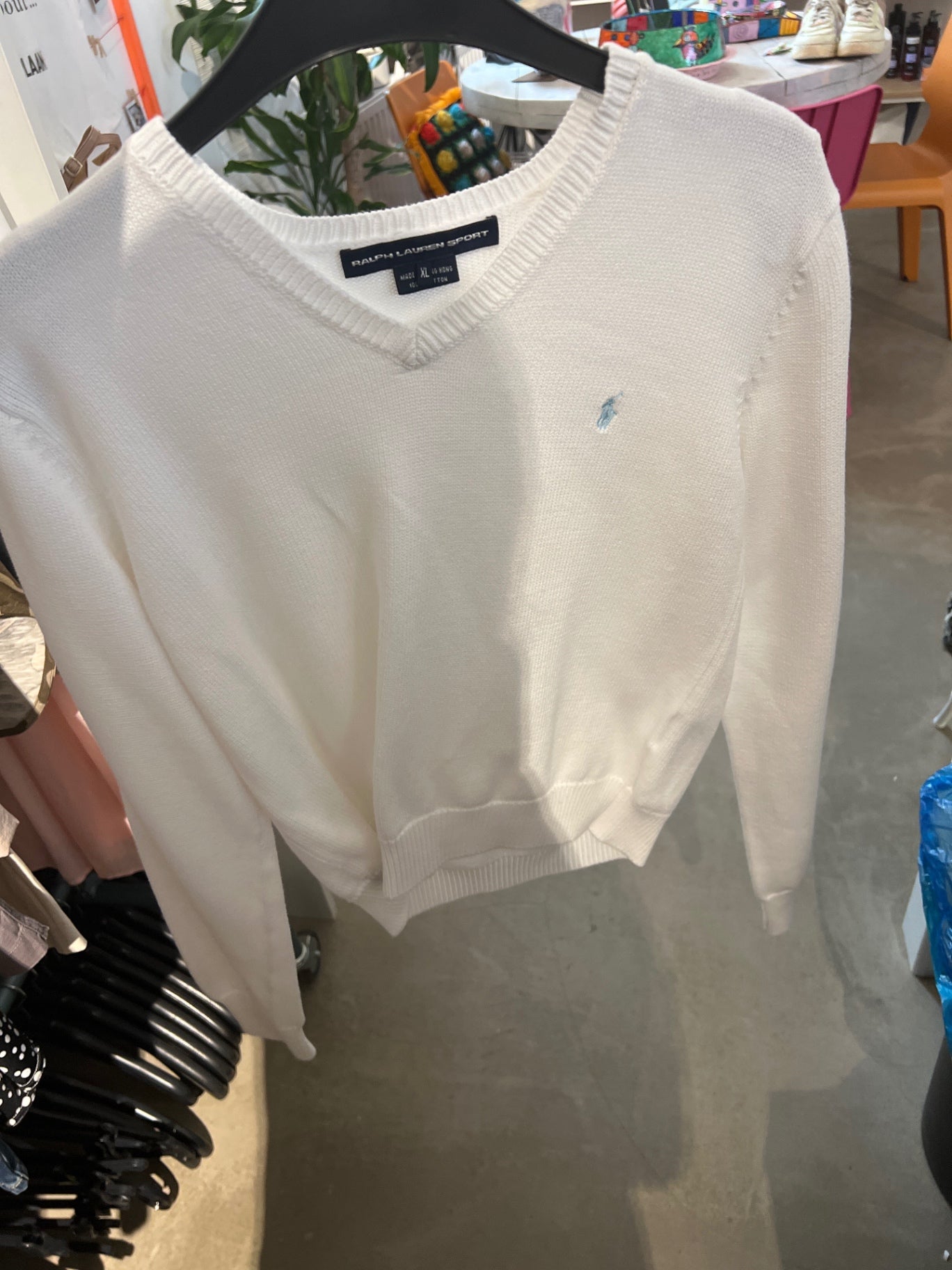 Polo Ralph Lauren Pullover Weiß Gr.: S