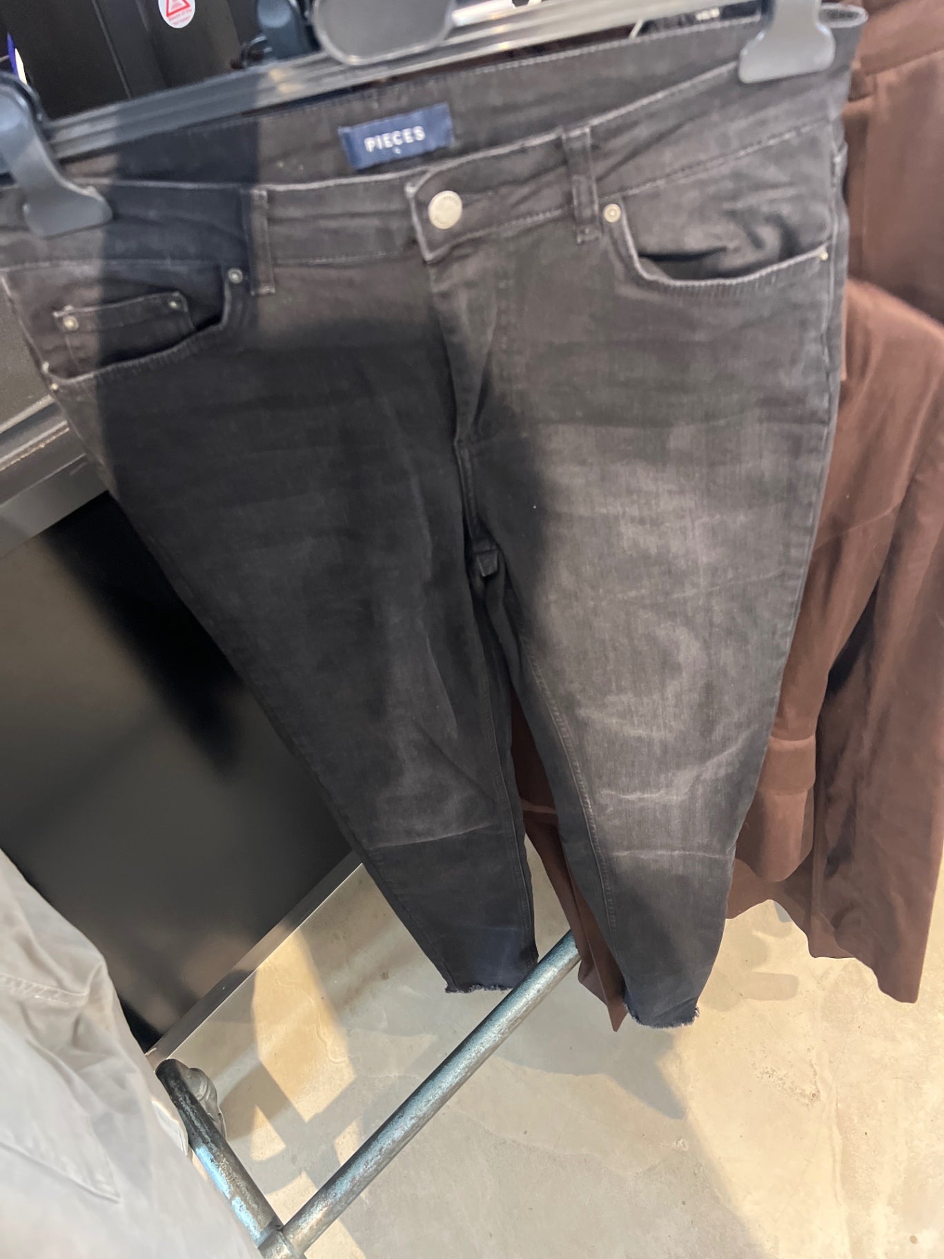 PIECES Jeans Grau Gr.: L