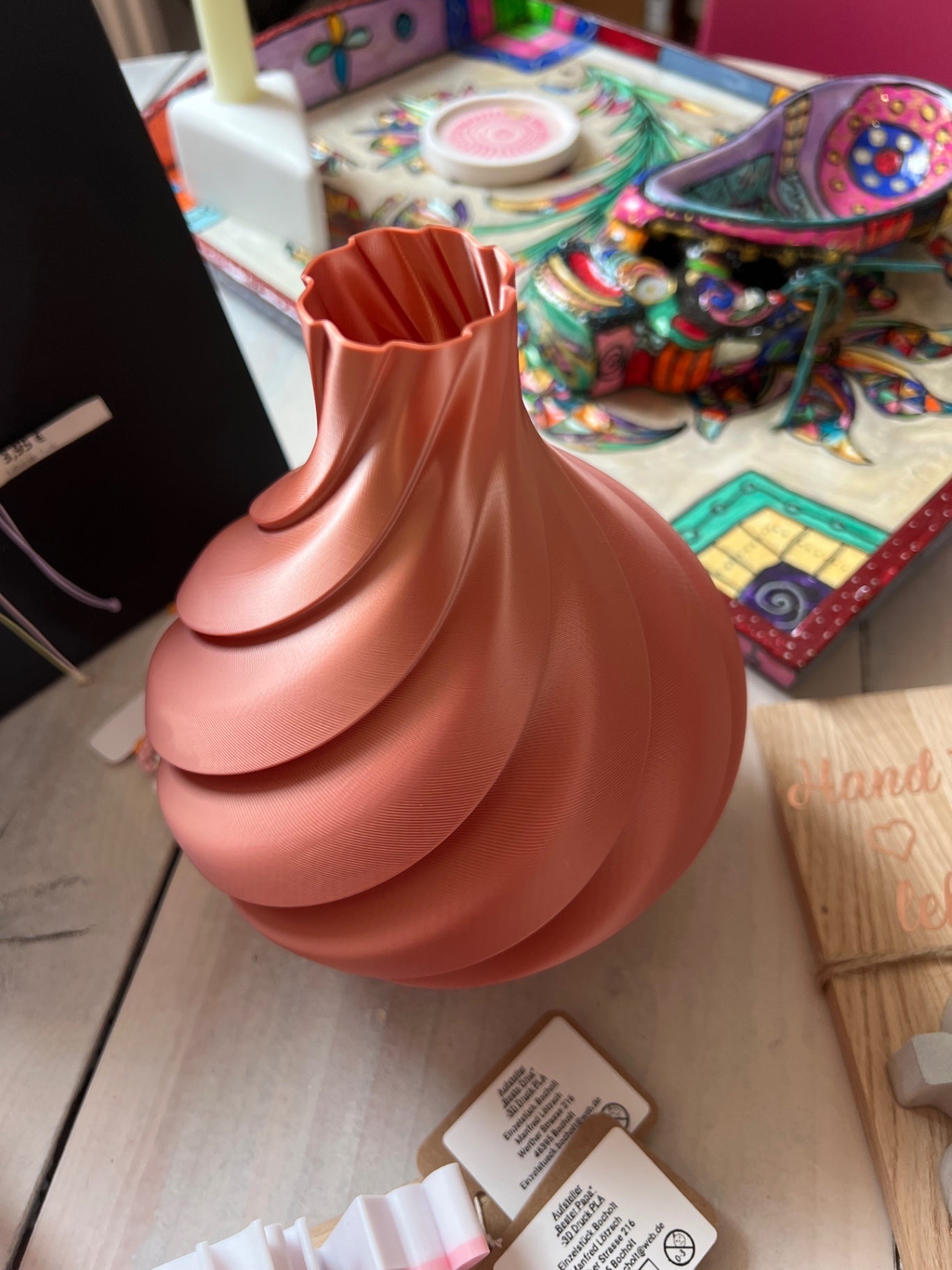 EINZELSTÜCK Vase Rosa