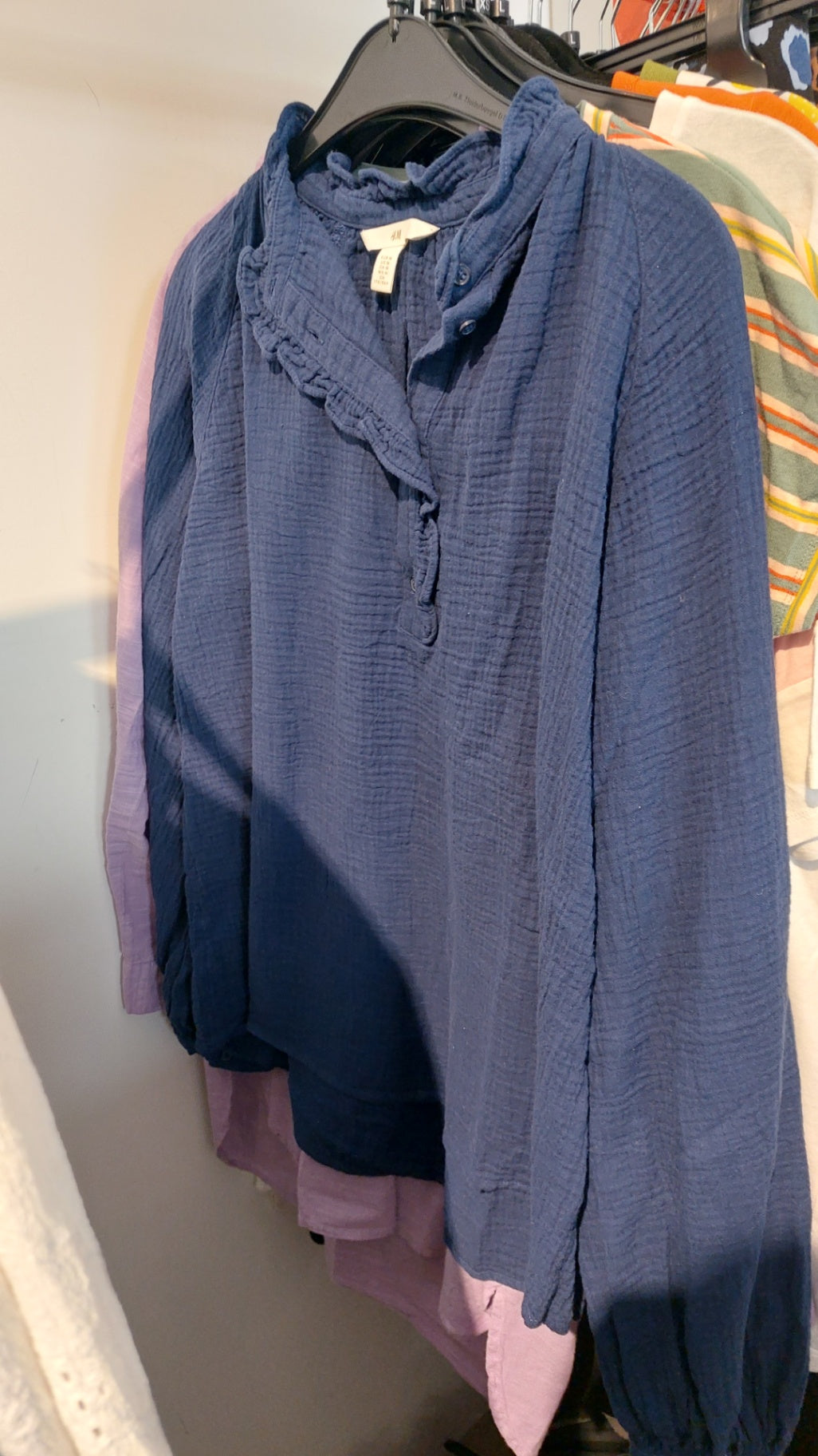 H&M Bluse Blau Gr.: M