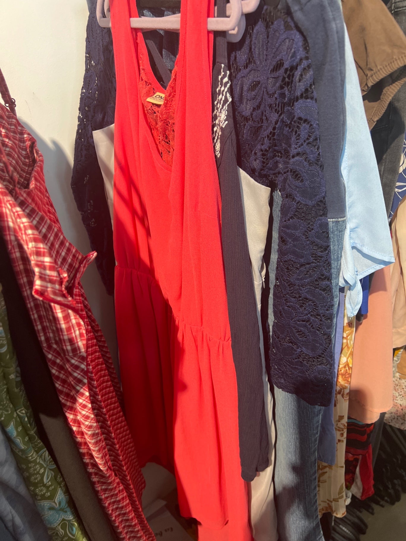 Only Kleid Rot Gr.: M