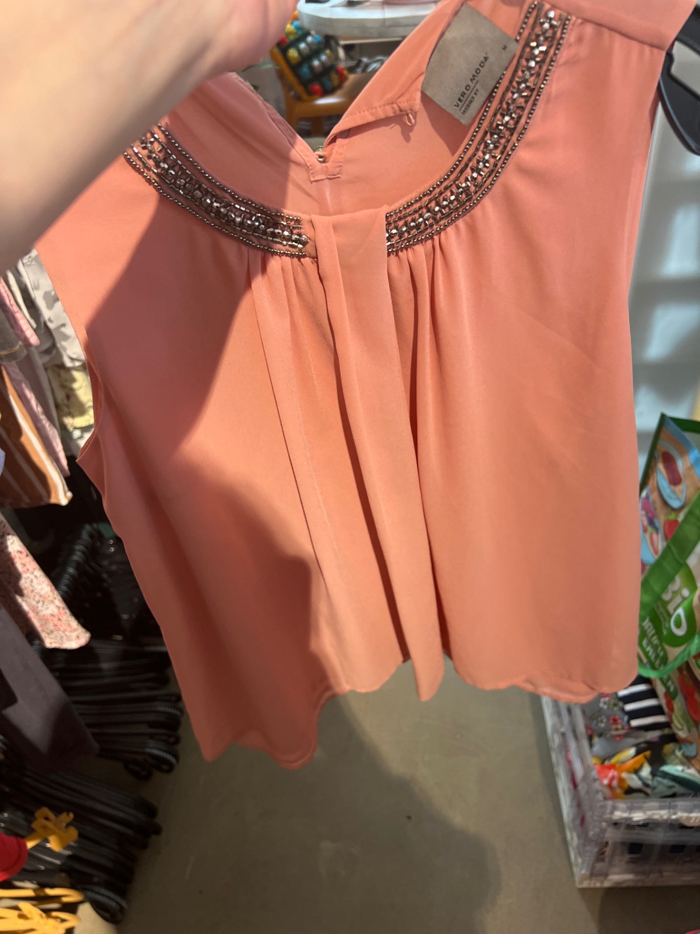 Vero Moda Bluse Pfirsich Gr.: M