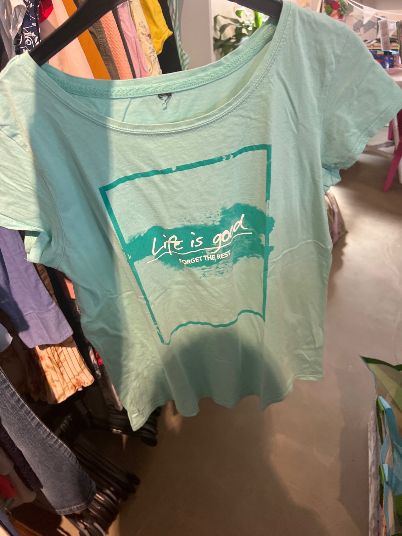 T-Shirt Mintgrün Gr.: S