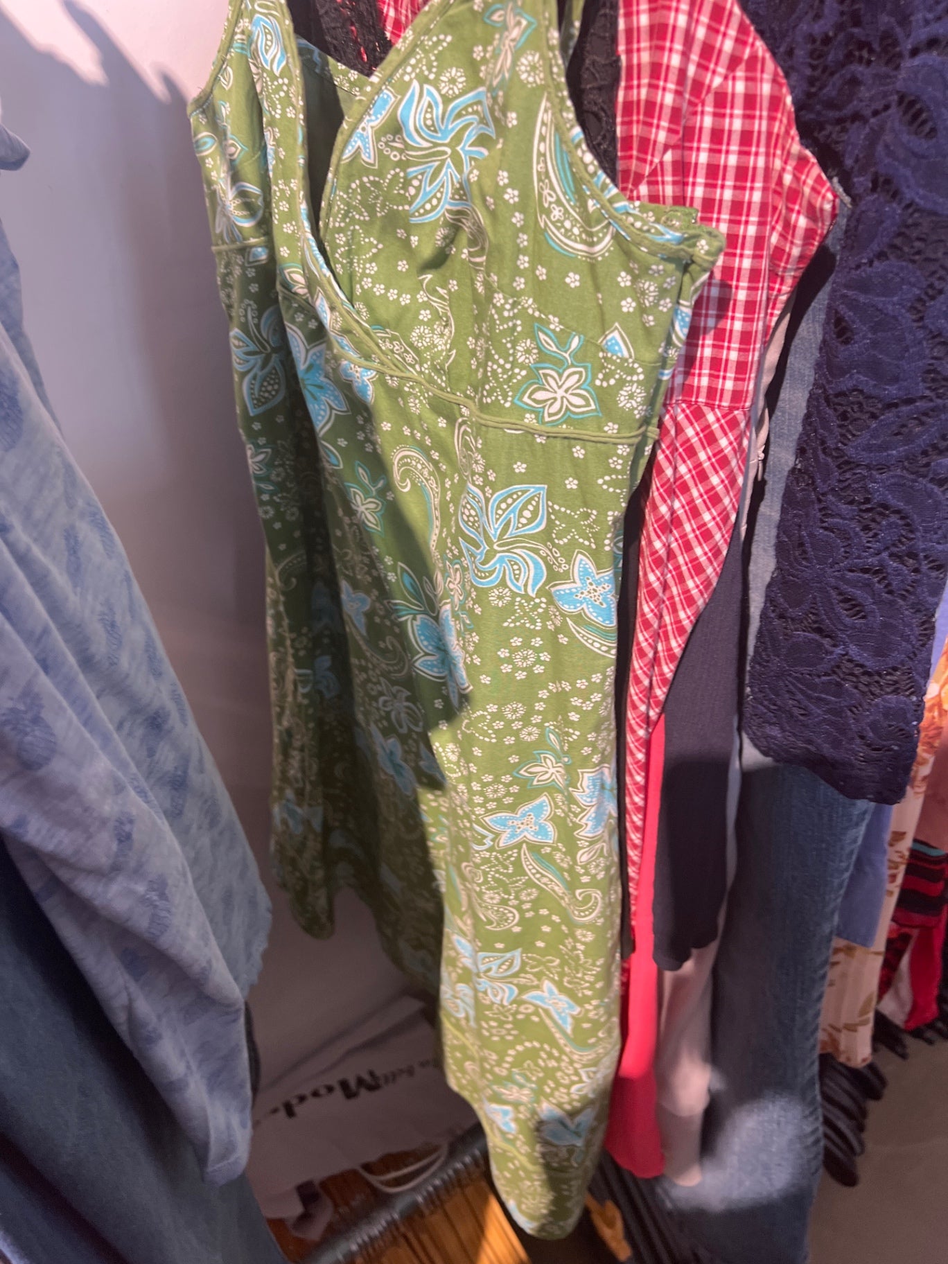 H&M Kleid Grün, Gr.: L