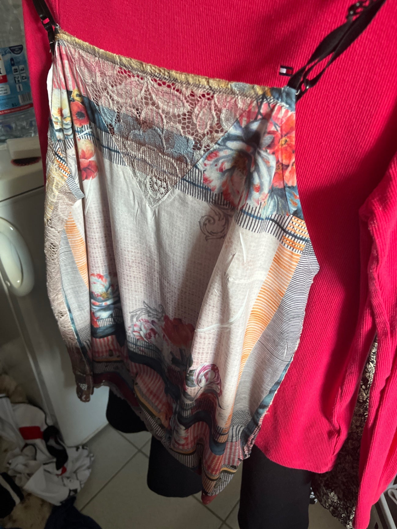 Gang Top Bunt Spitze Gr.: M