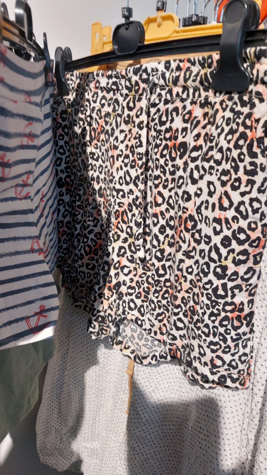 Shorts Leopardenmuster Gr.: XL