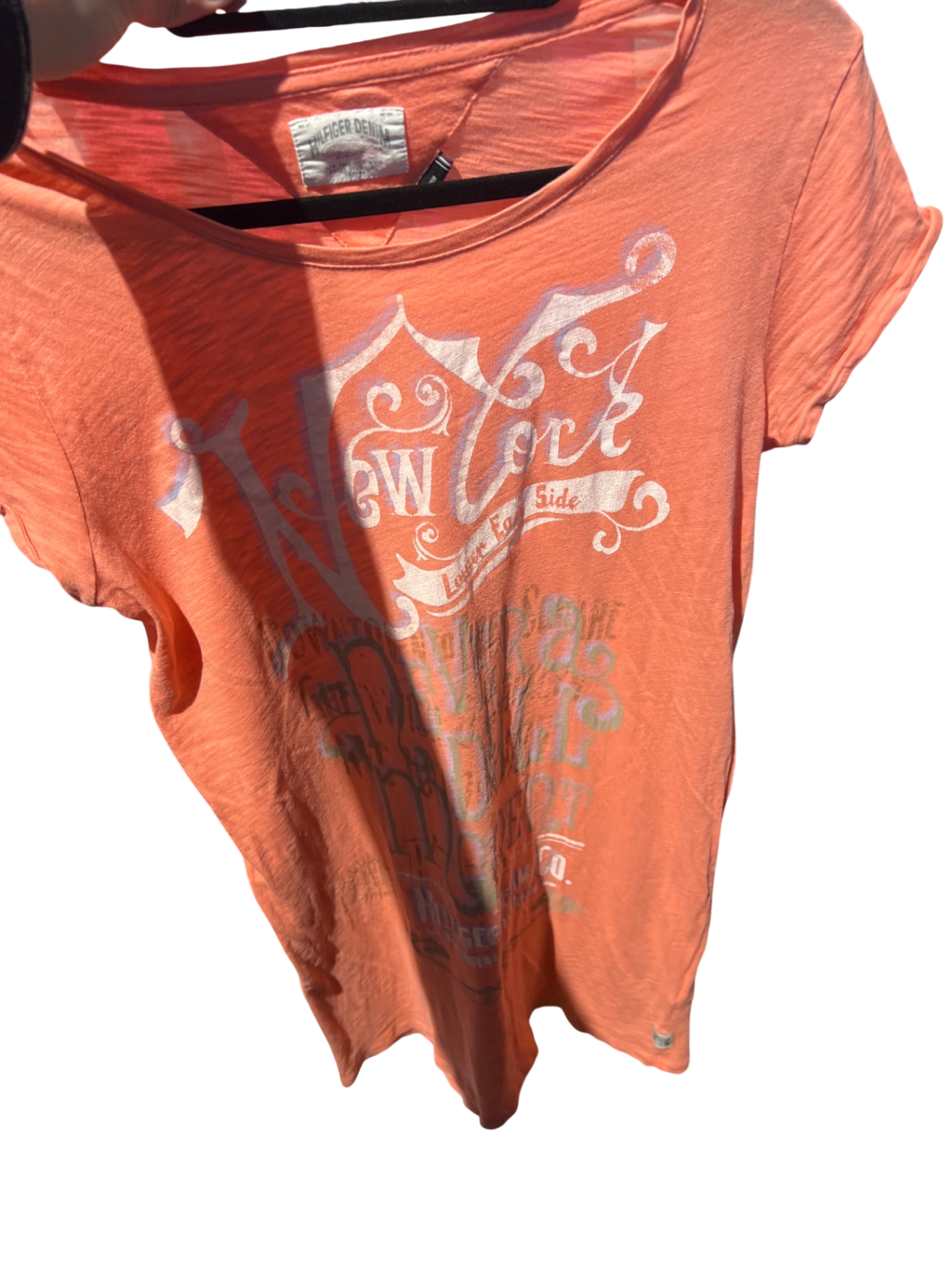 Tommy Hilfiger T-Shirt Orange Gr.: M