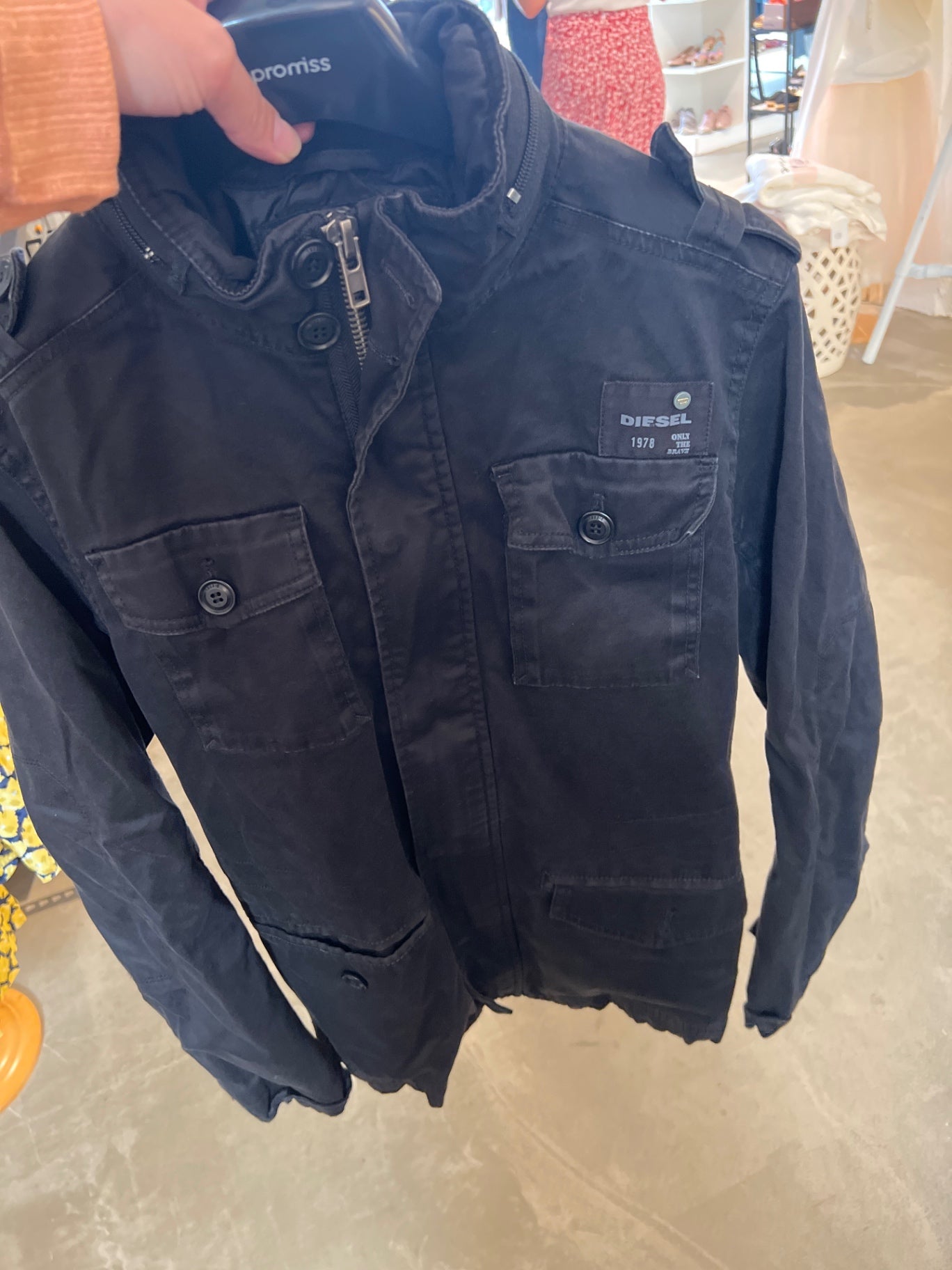 DIESEL Jacke Schwarz Gr.: M
